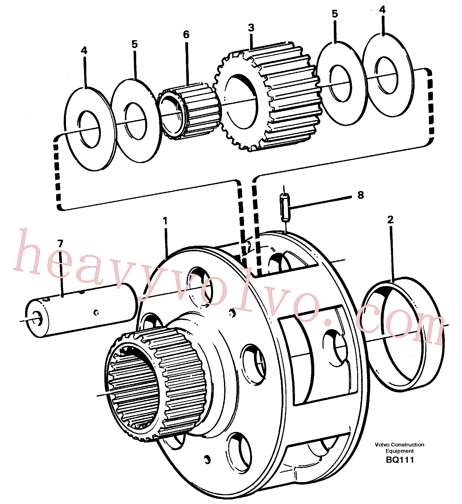 Volvo Assembly VOE1650374 Bushing for sale