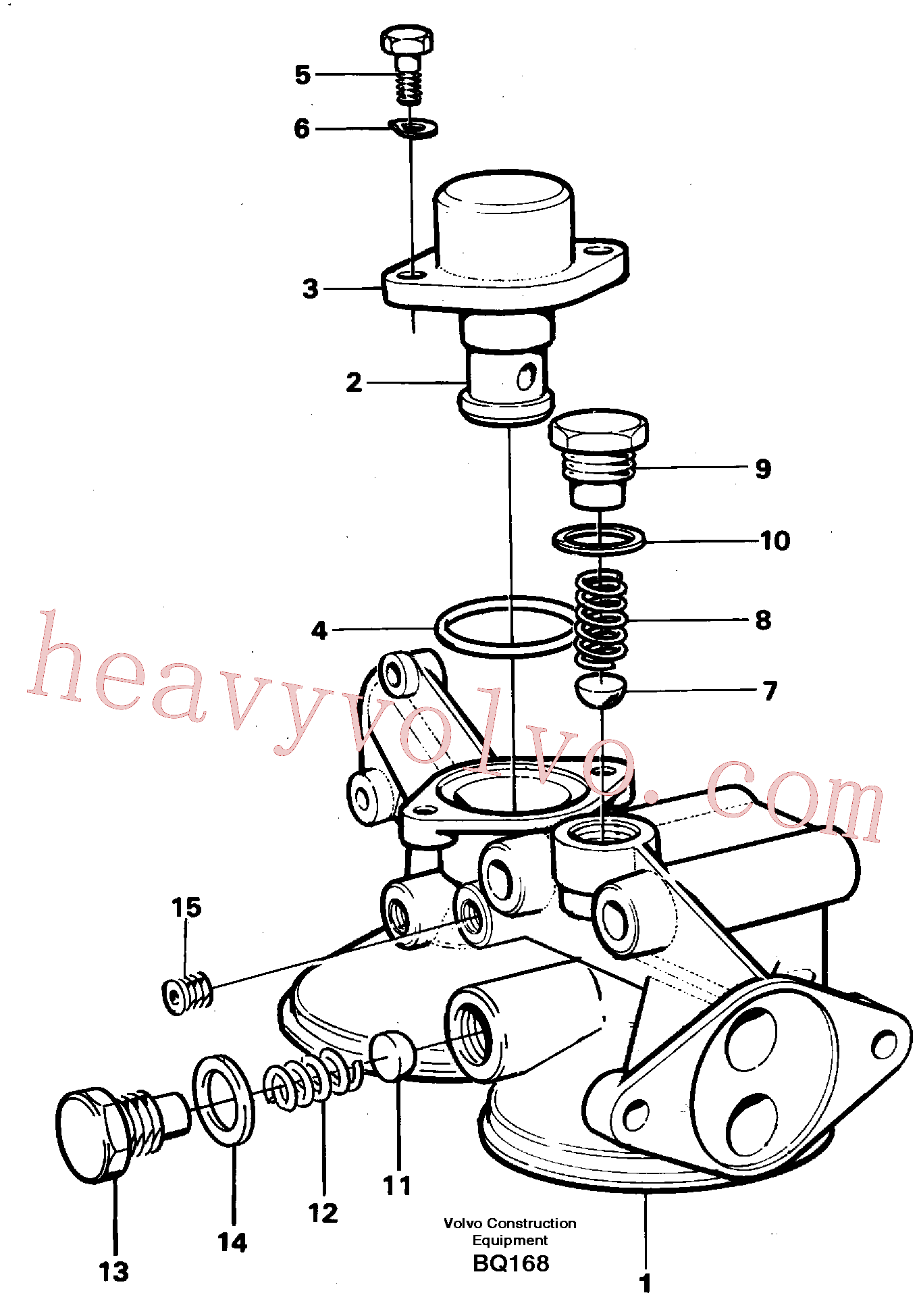 China Made VOE940094 Hexagon screw parts for Volvo Excavator