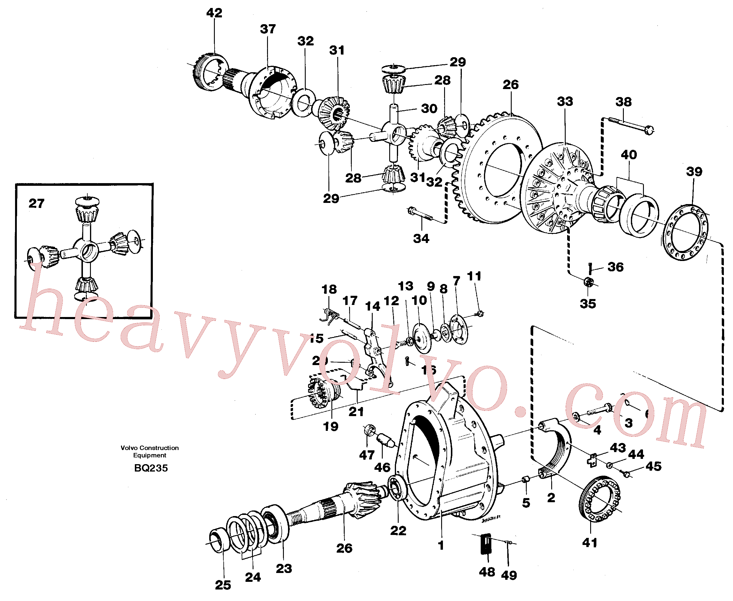 VOE1523184 Screw for Volvo Excavator Parts