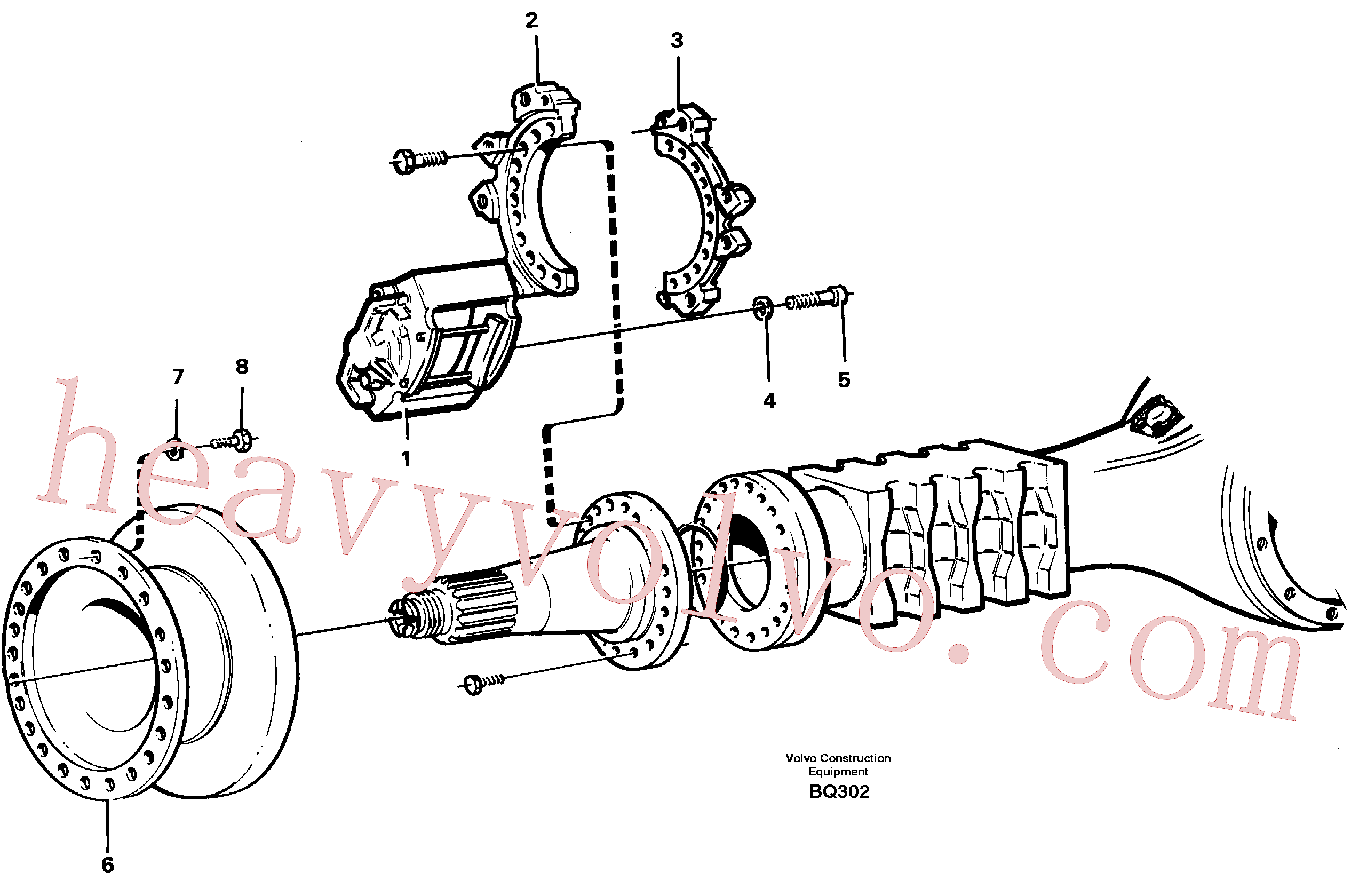 Volvo excavator part VOE13963314 Hexagon screw for sale