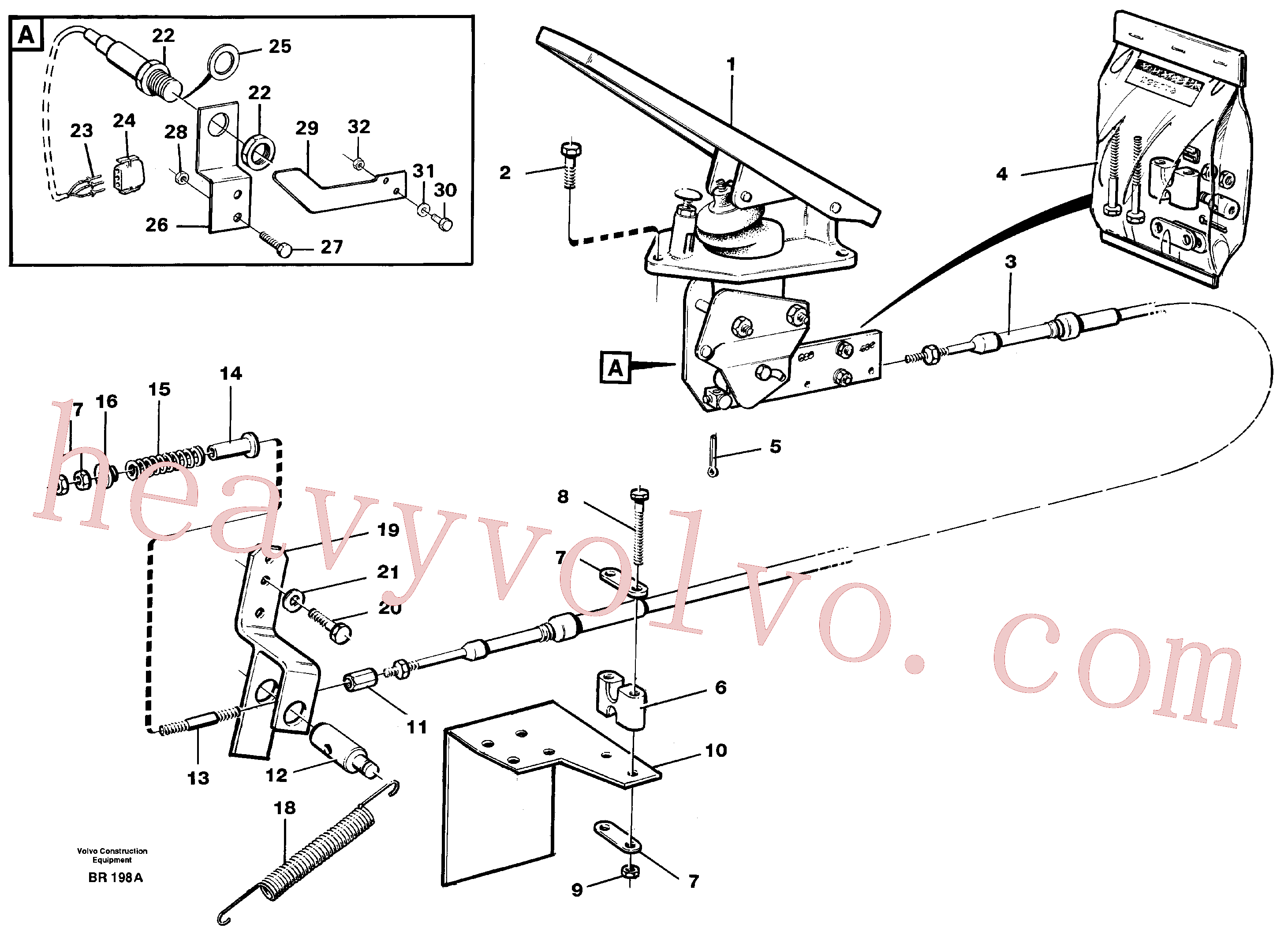 VOE996061 Flange screw for Volvo Excavator spare
