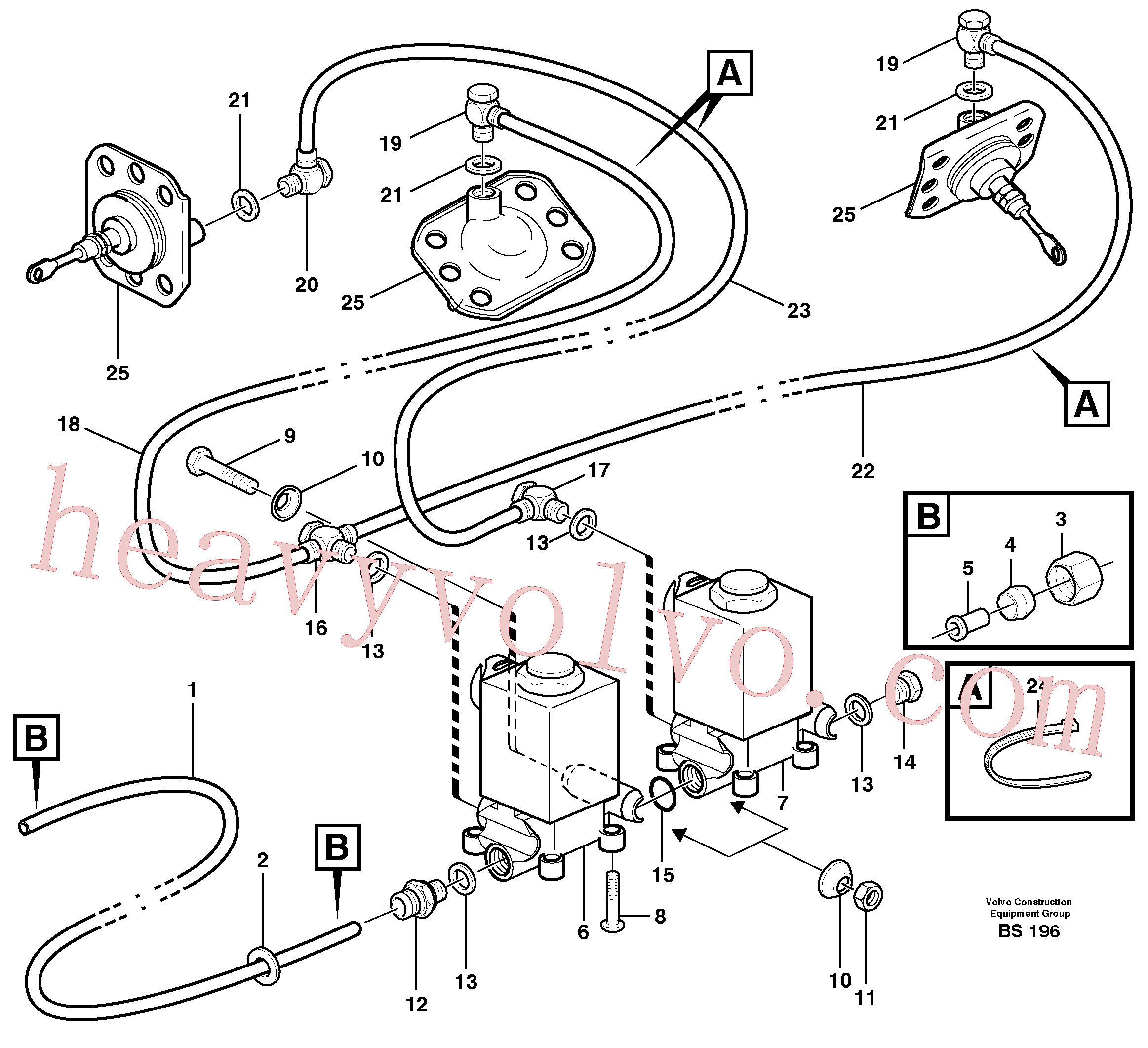 VOE13949278 Flange lock nut for Volvo Excavator spare