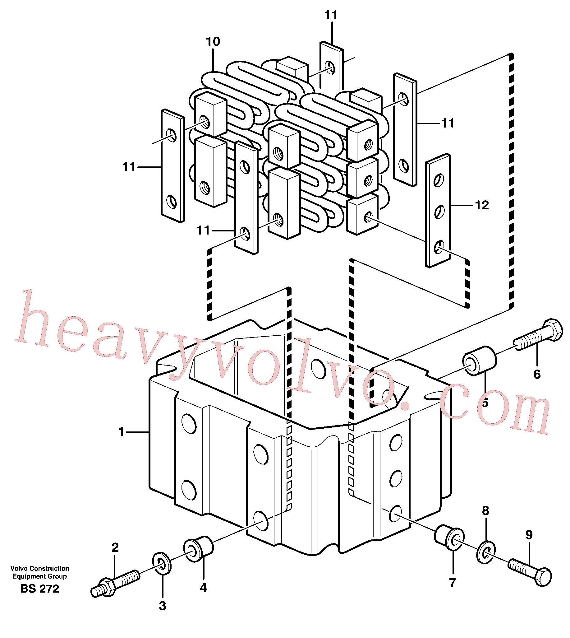 Volvo excavator part VOE13949578 Flange screw for sale