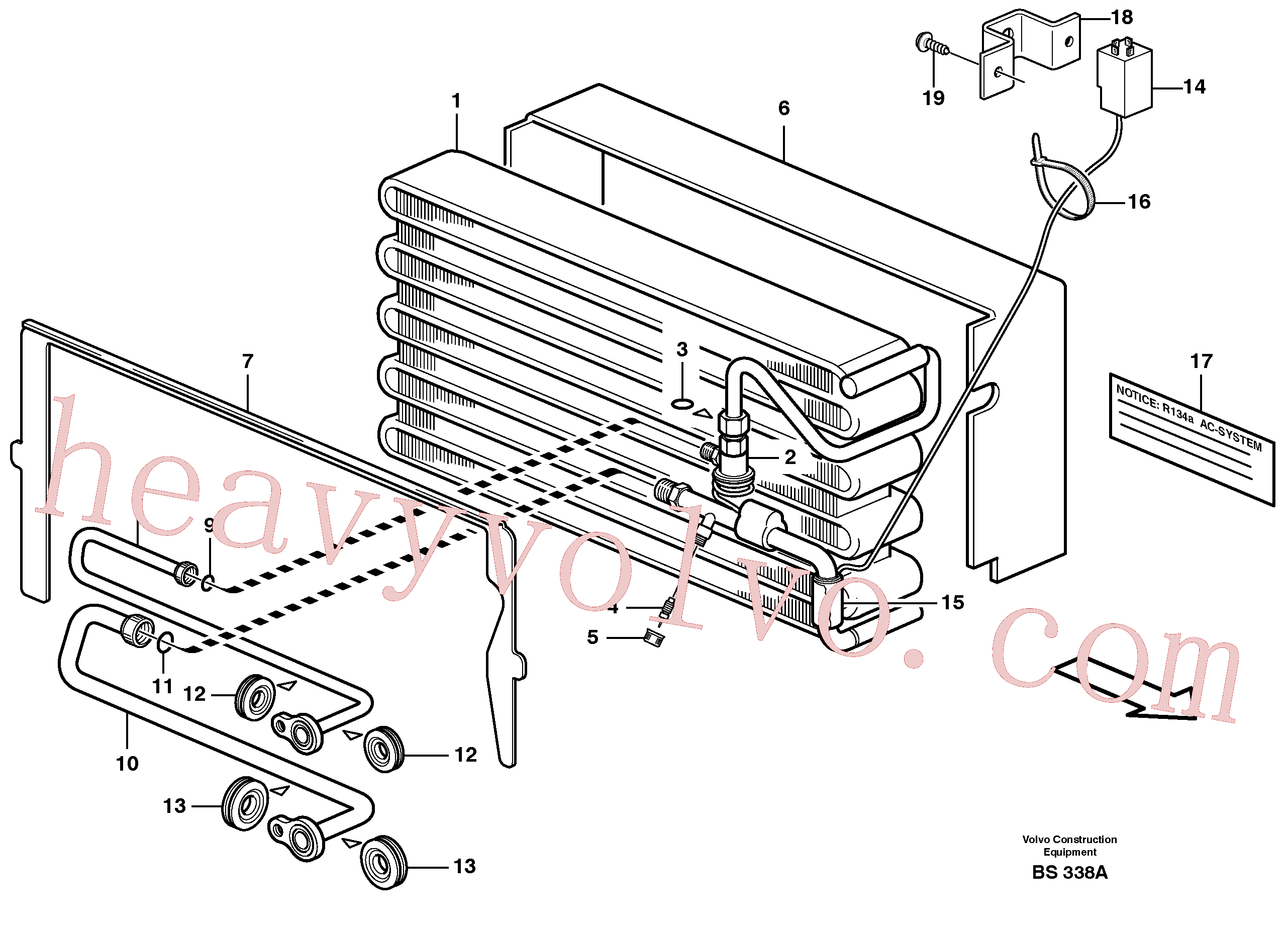 China Made VOE14213545 Tape parts for Volvo Excavator