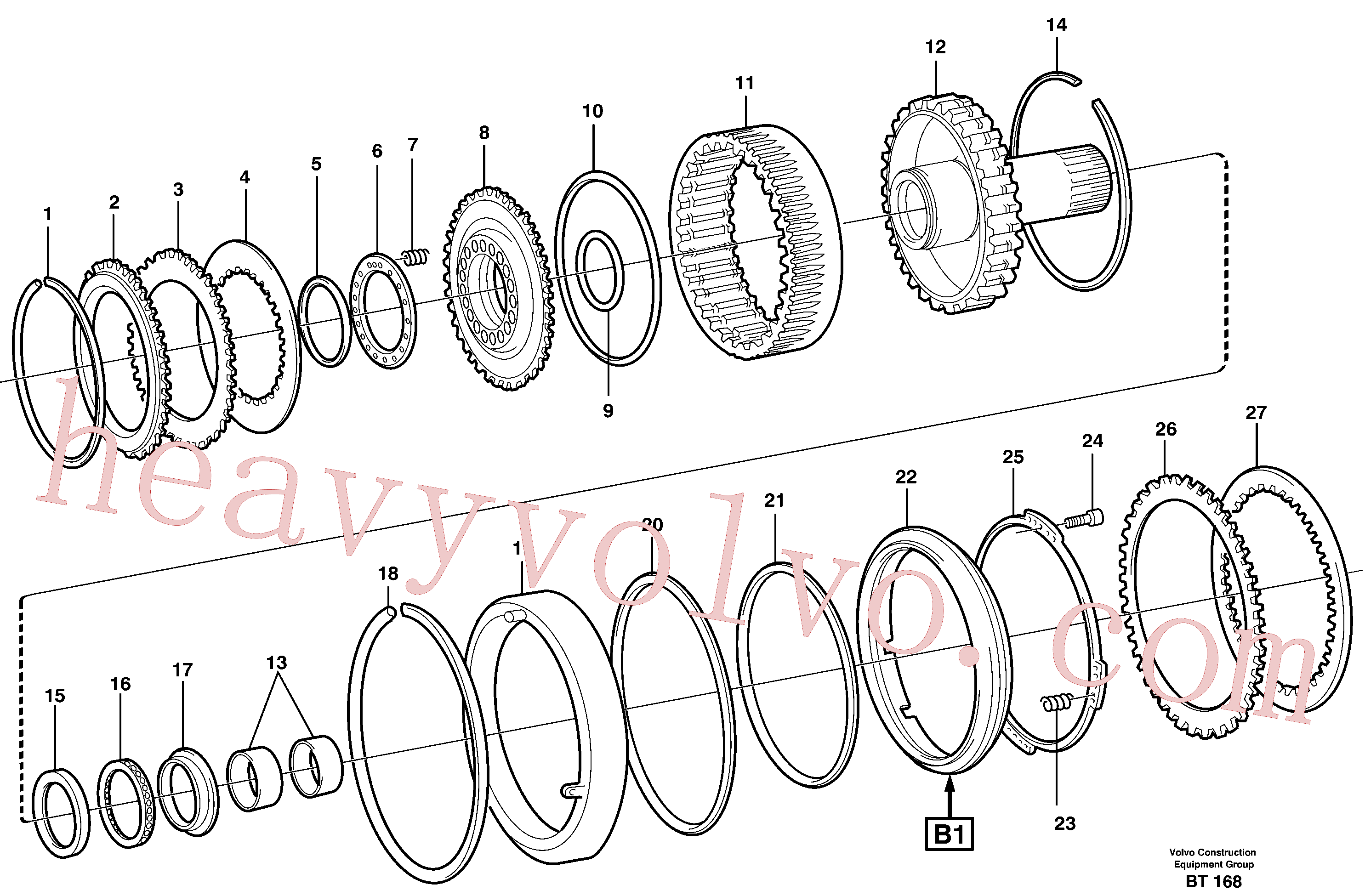 Volvo Assembly VOE11038246 Spring retainer for sale