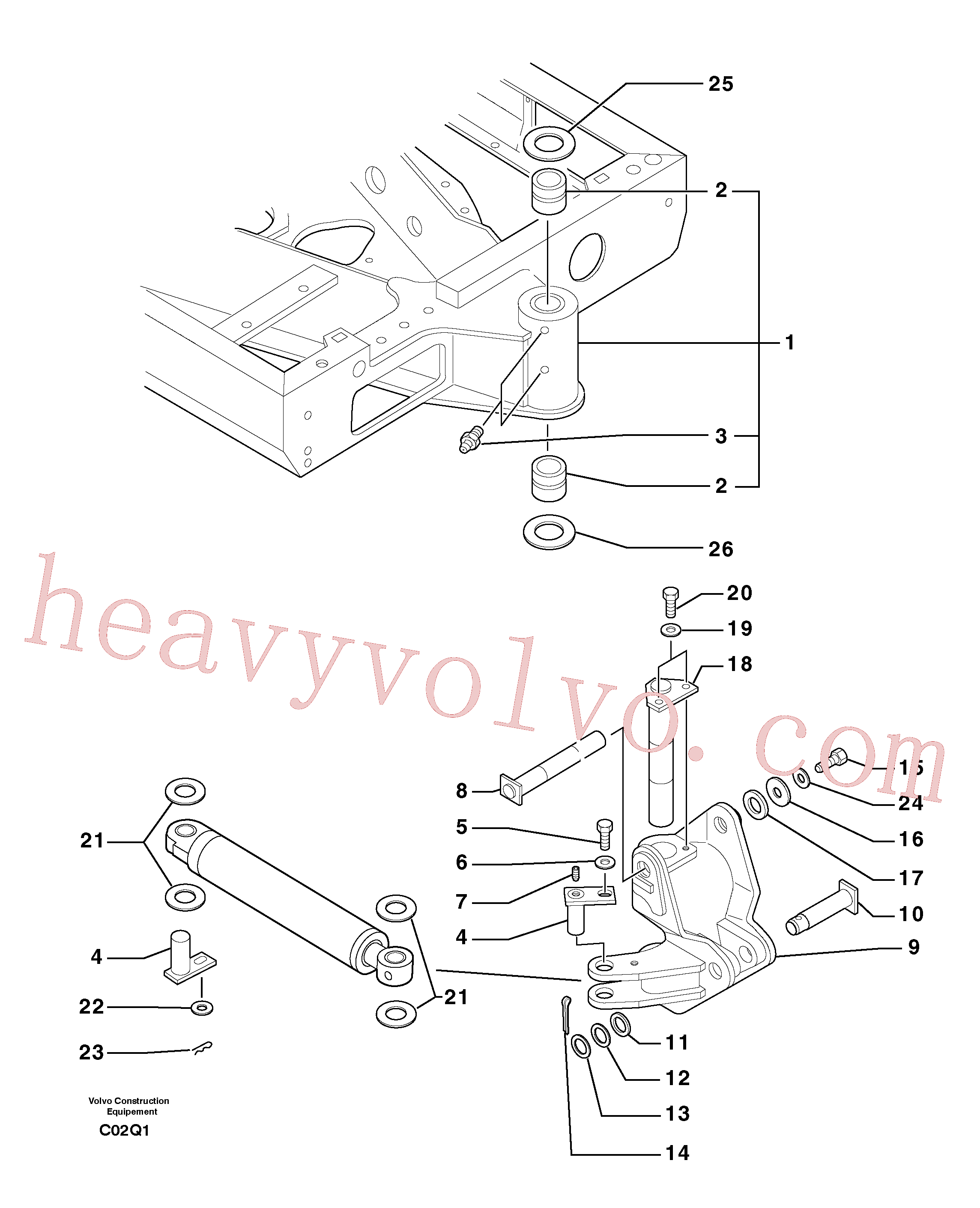 PJ5550002 Washer for Volvo Excavator spare