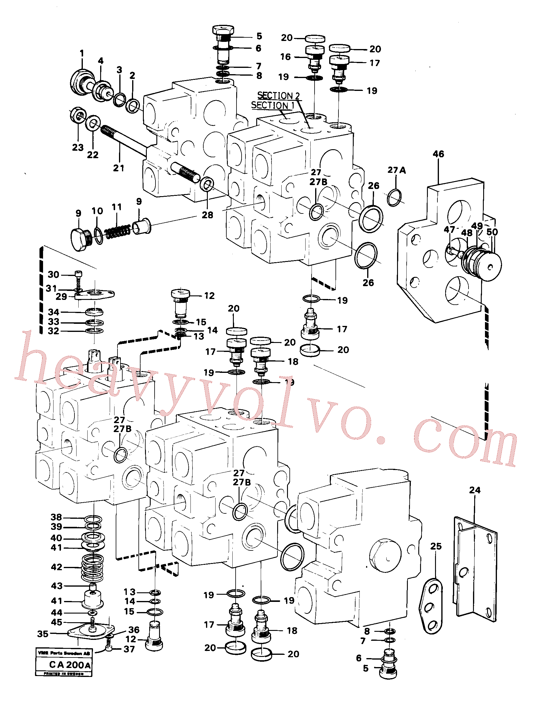 Volvo Assembly VOE6213009 Spring for sale