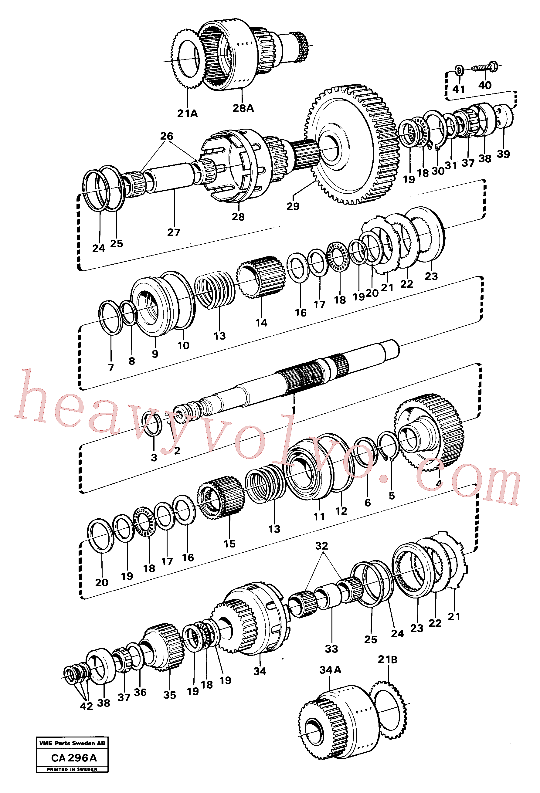 China Made VOE4871154 Piston ring parts for Volvo Excavator