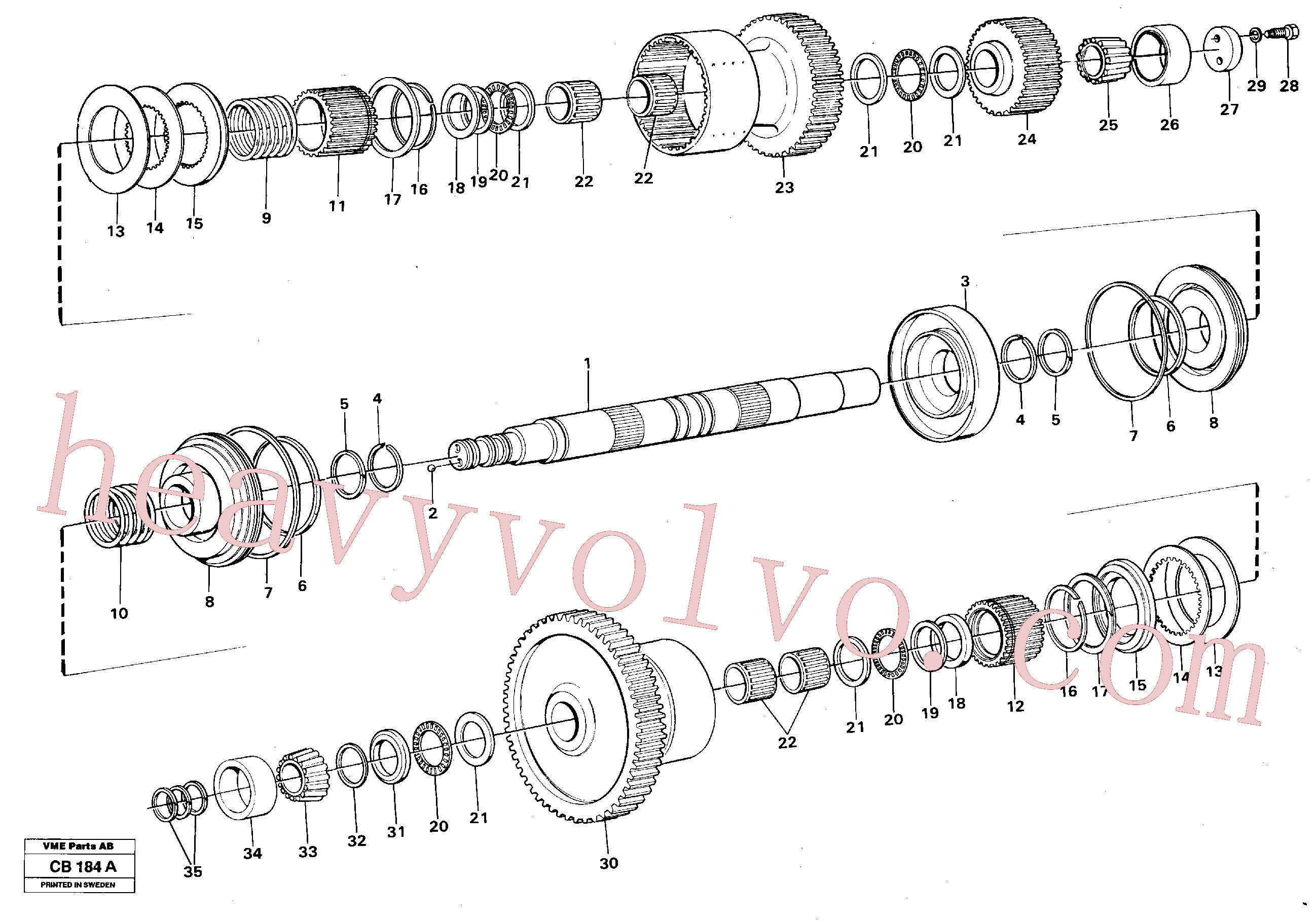 Volvo Assembly VOE11037723 Gear for sale
