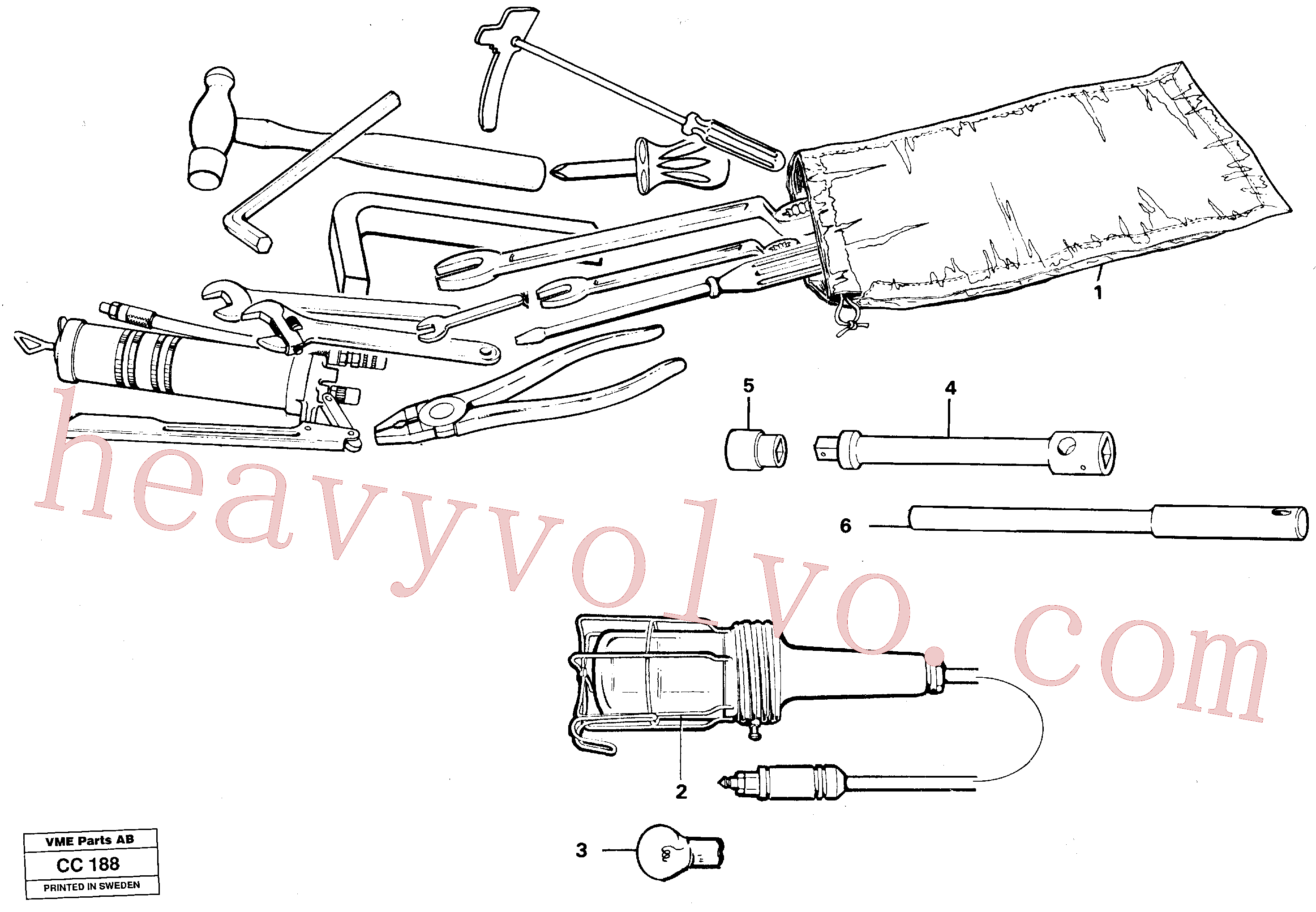 Volvo Assembly VOE14345171 Hand lamp for sale