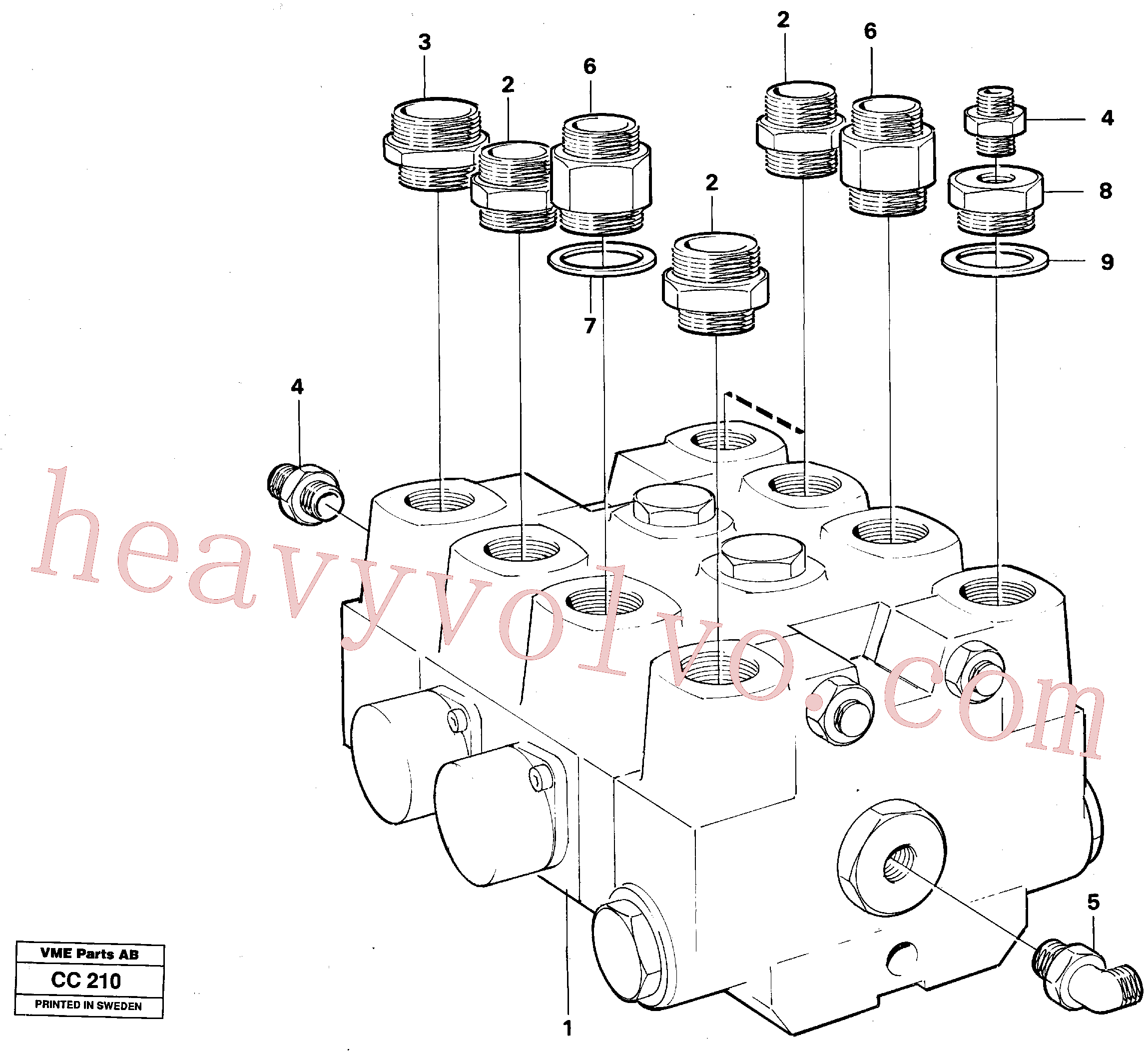 Volvo VOE944498 Sealing washer, Gasket aftermarket part for sale