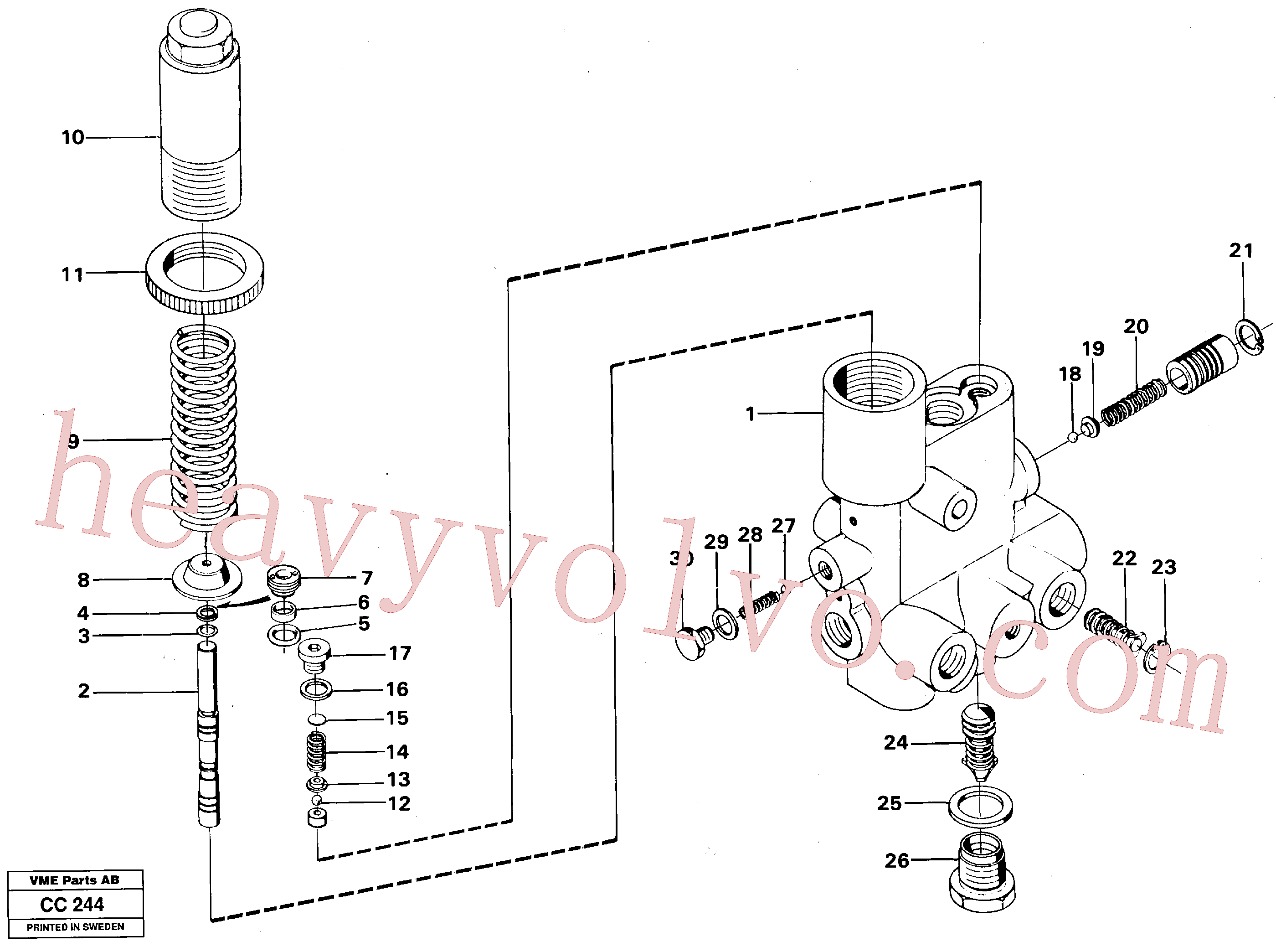 Volvo Assembly VOE914503 Retaining ring for sale