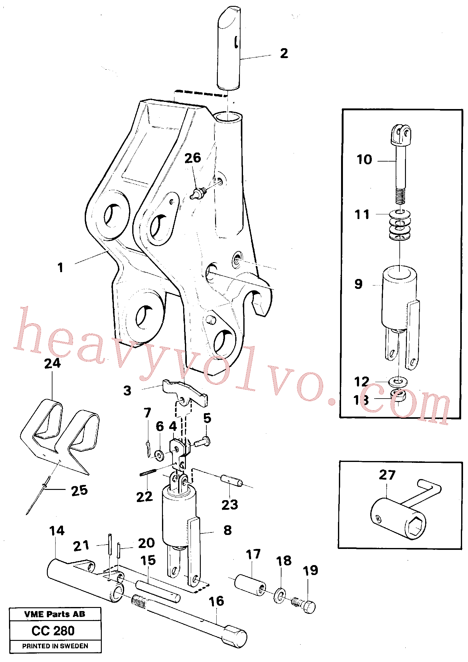VOE955368 Hexagon screw for Volvo Excavator spare