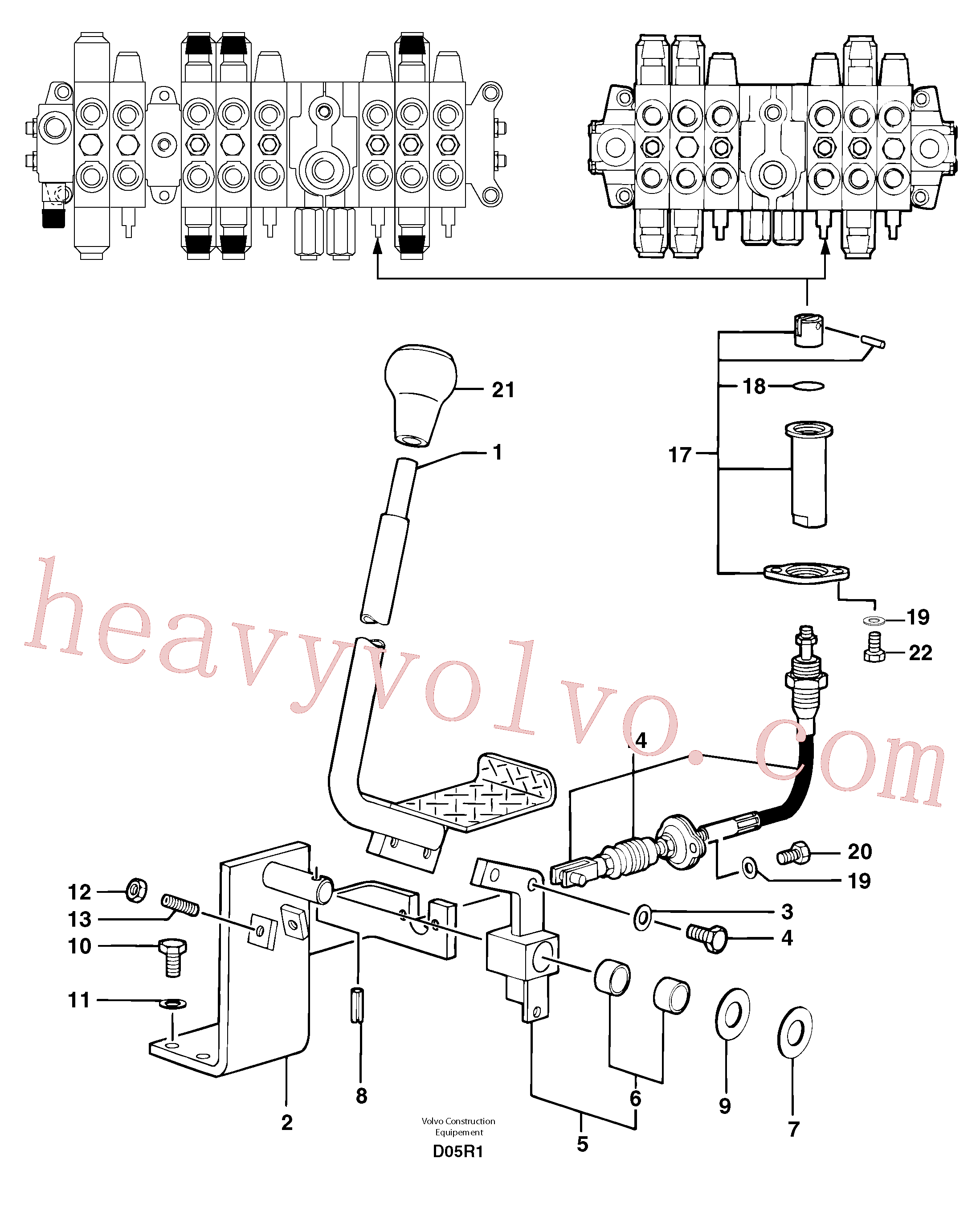 PJ5270228 Pedal for Volvo Excavator Parts