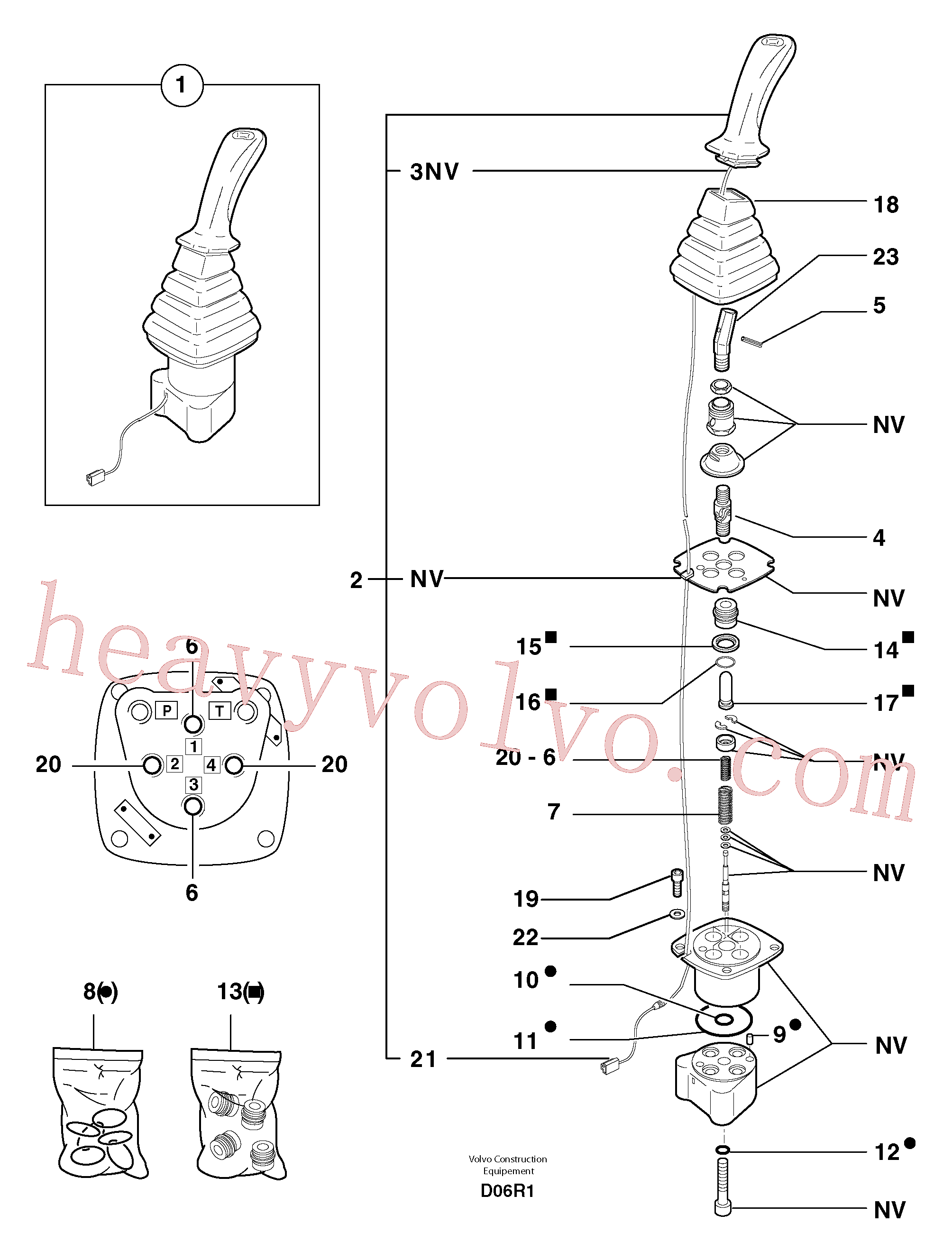 China Made PJ7411543 Spring kit parts for Volvo Excavator