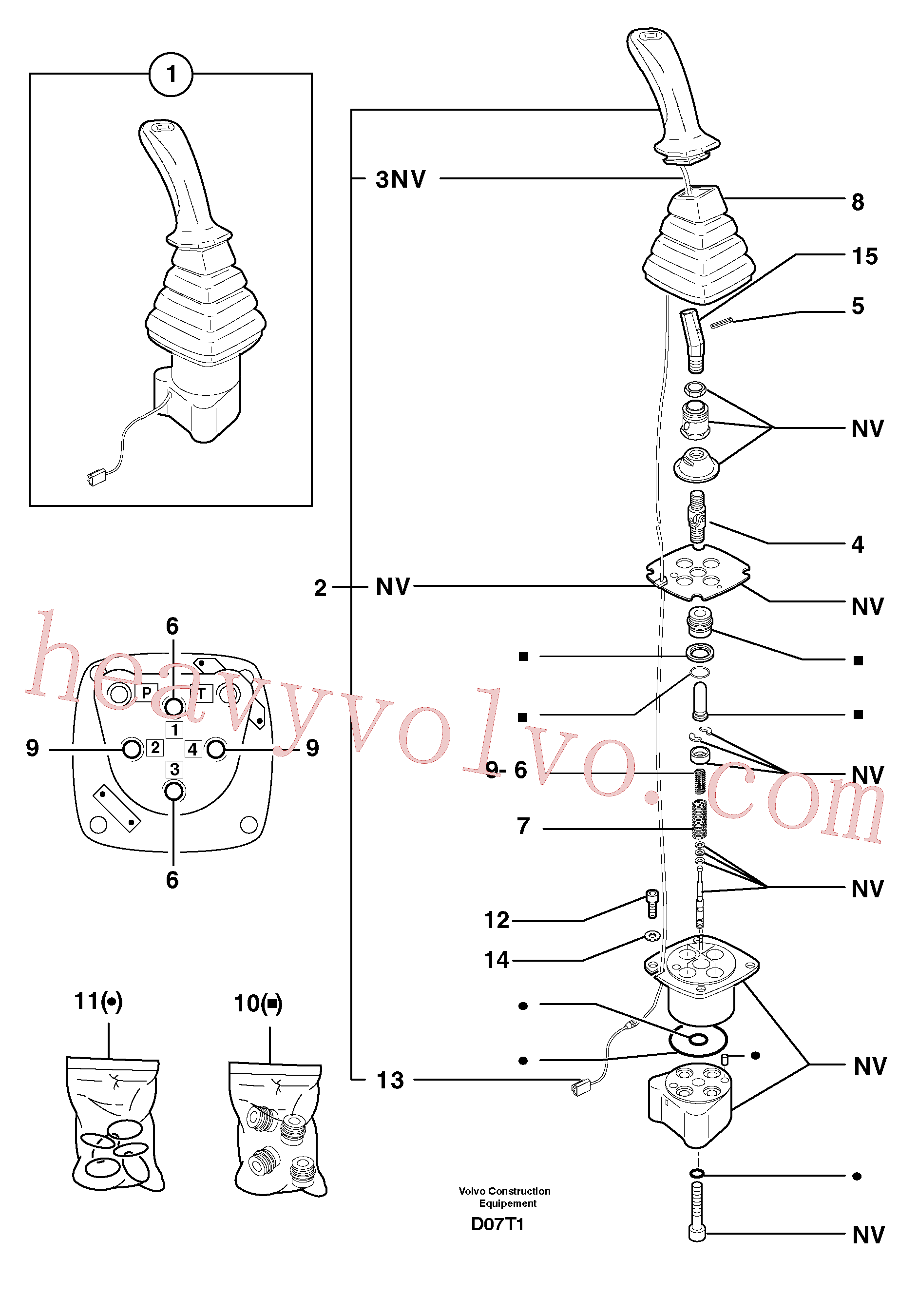 China Made PJ7411543 Spring kit parts for Volvo Excavator