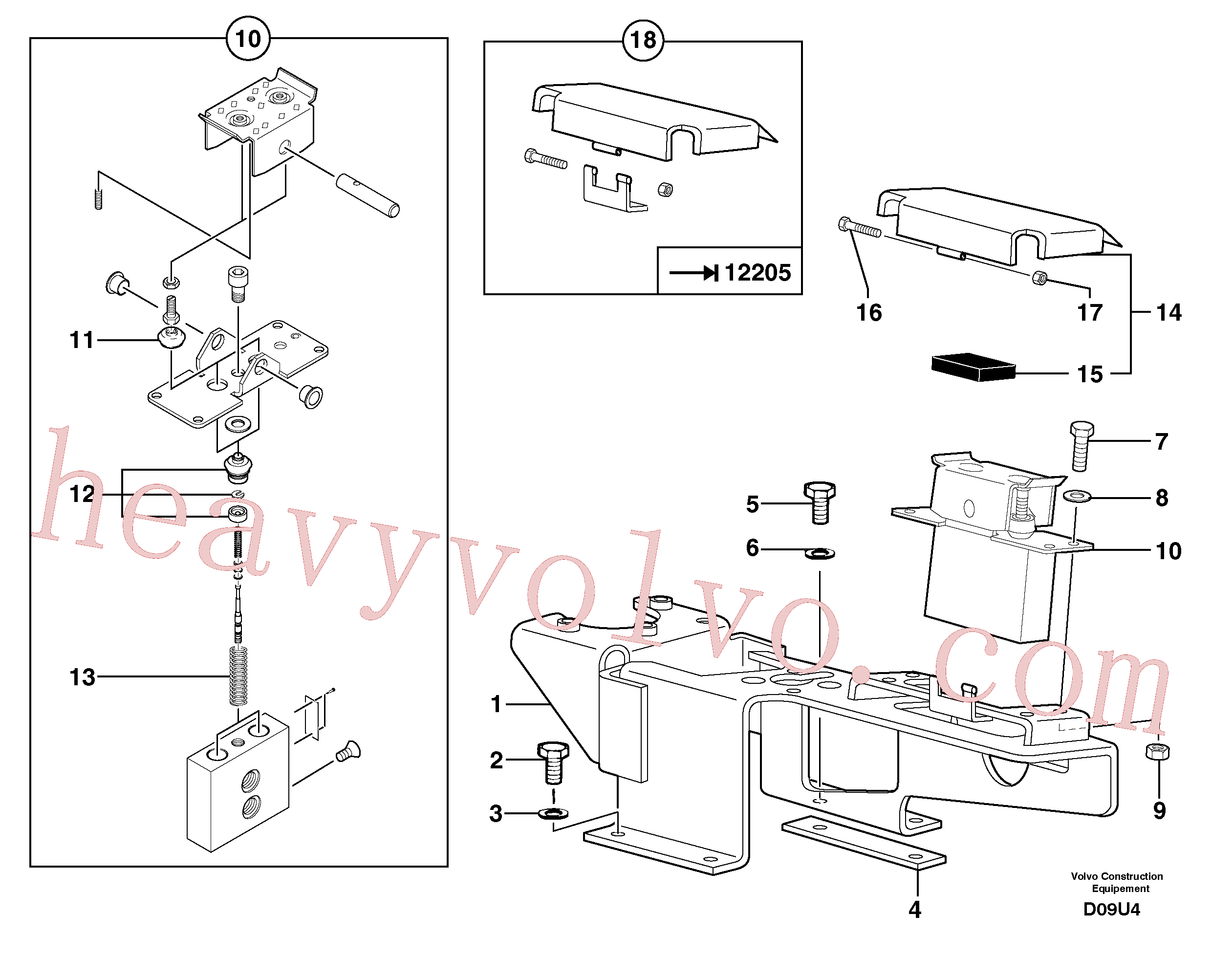 Wholesale PJ7418238 Plunger guide for Volvo Excavator