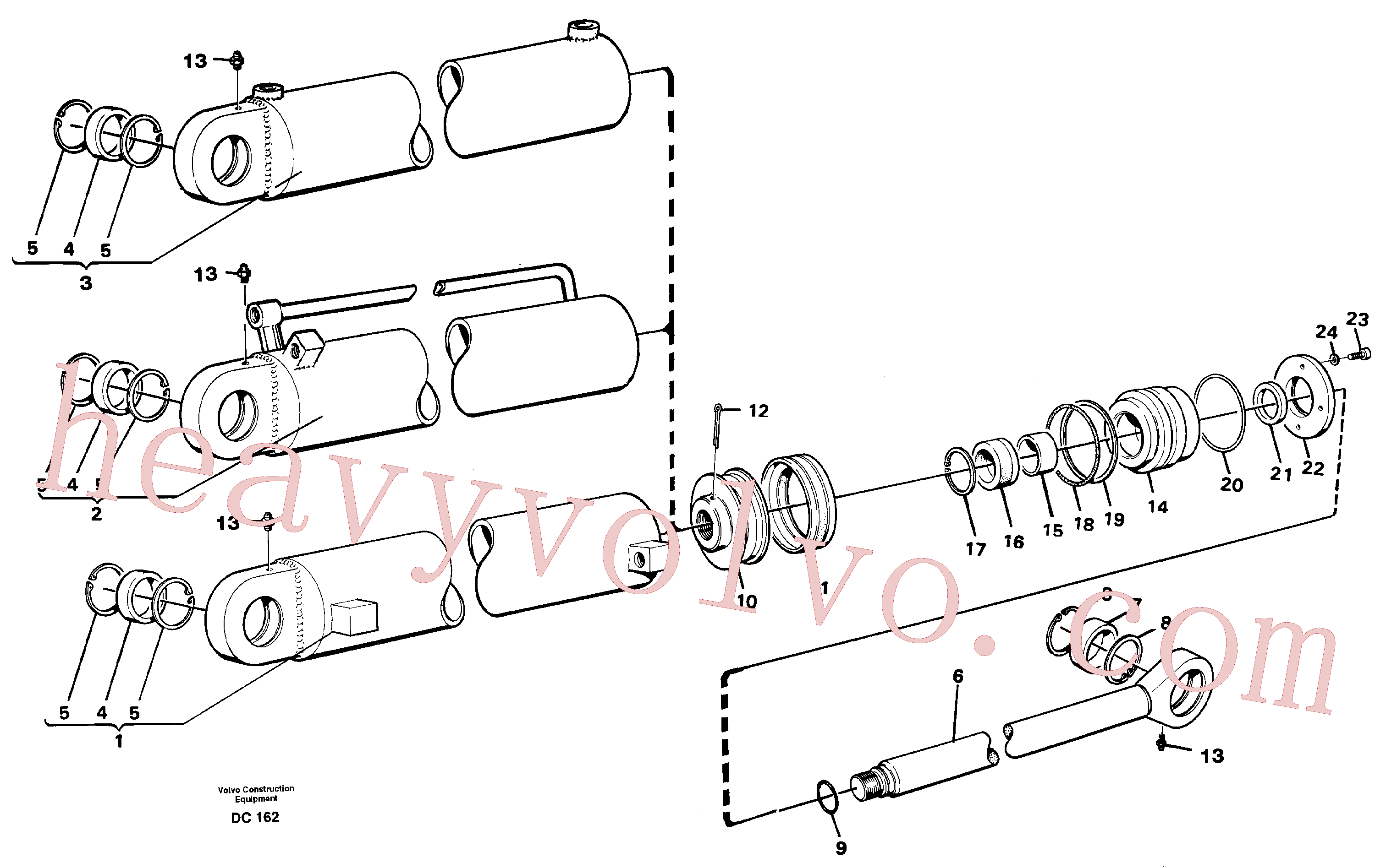 China Made VOE914536 Snap ring parts for Volvo Excavator
