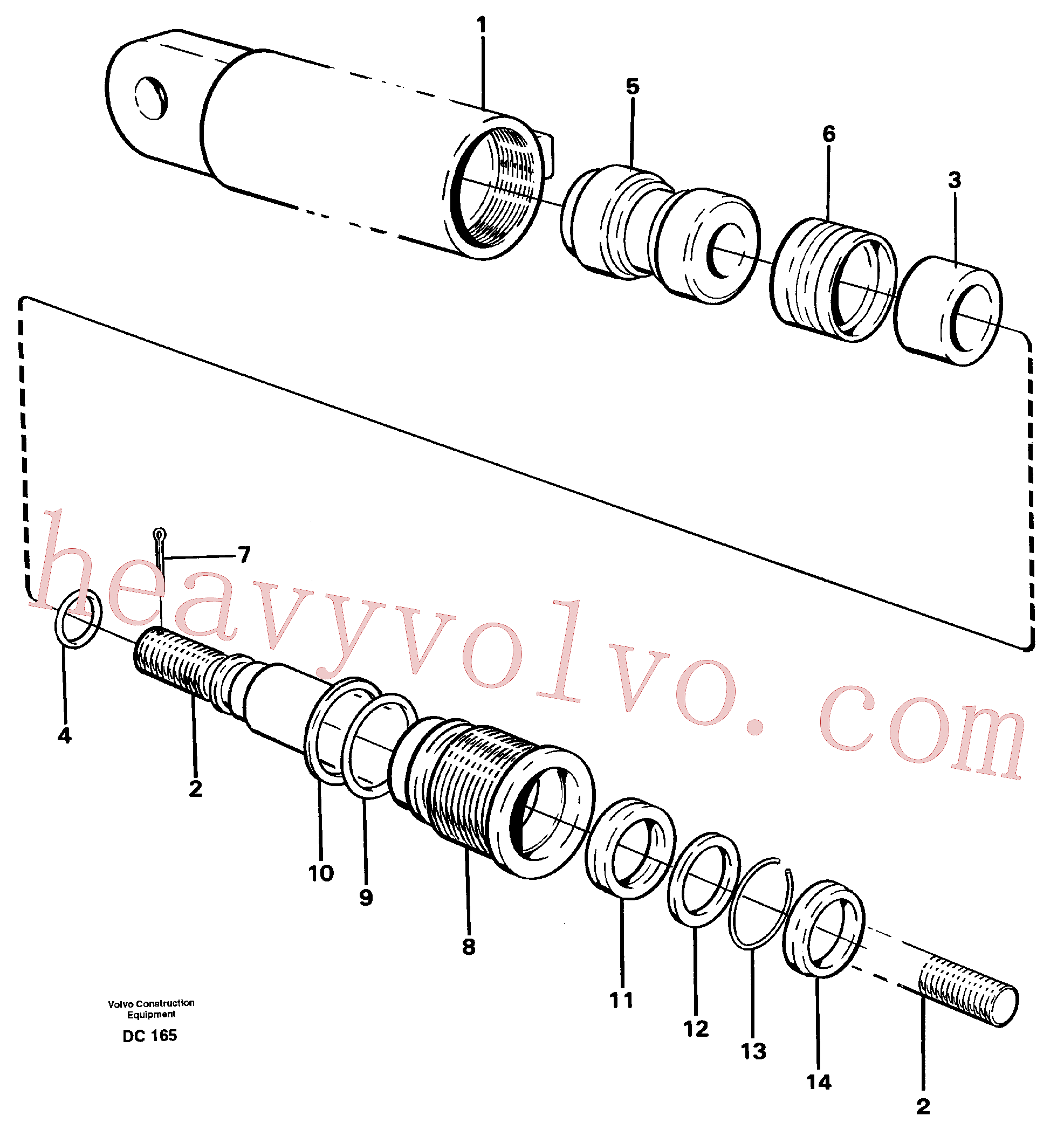 Wholesale VOE4819888 Piston rod for Volvo Excavator