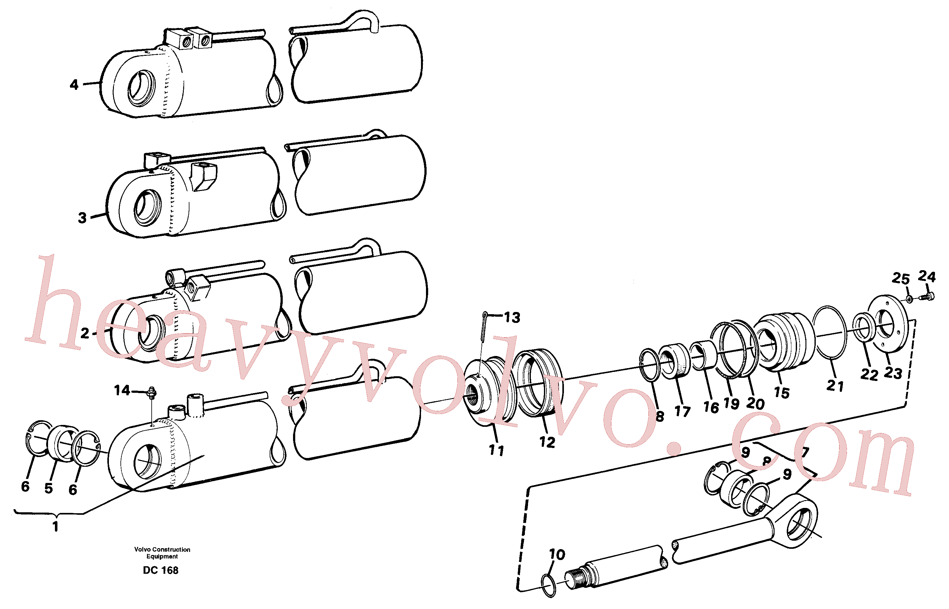 Volvo excavator part VOE907889 Split pin for sale
