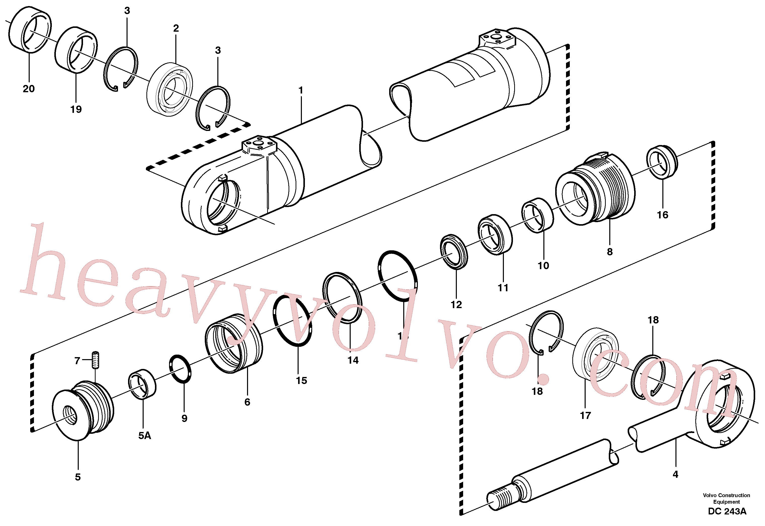 Wholesale VOE11704130 O-ring for Volvo Excavator