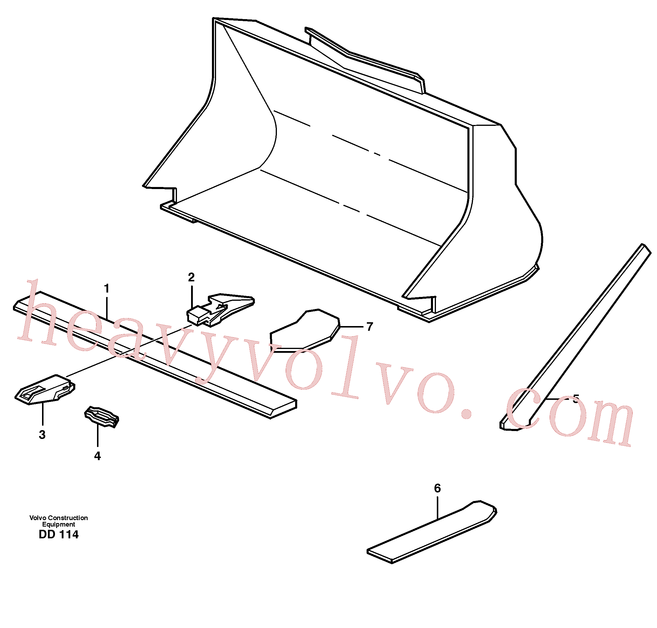 China Made VOE11438040 Lock, Lock lug parts for Volvo Excavator