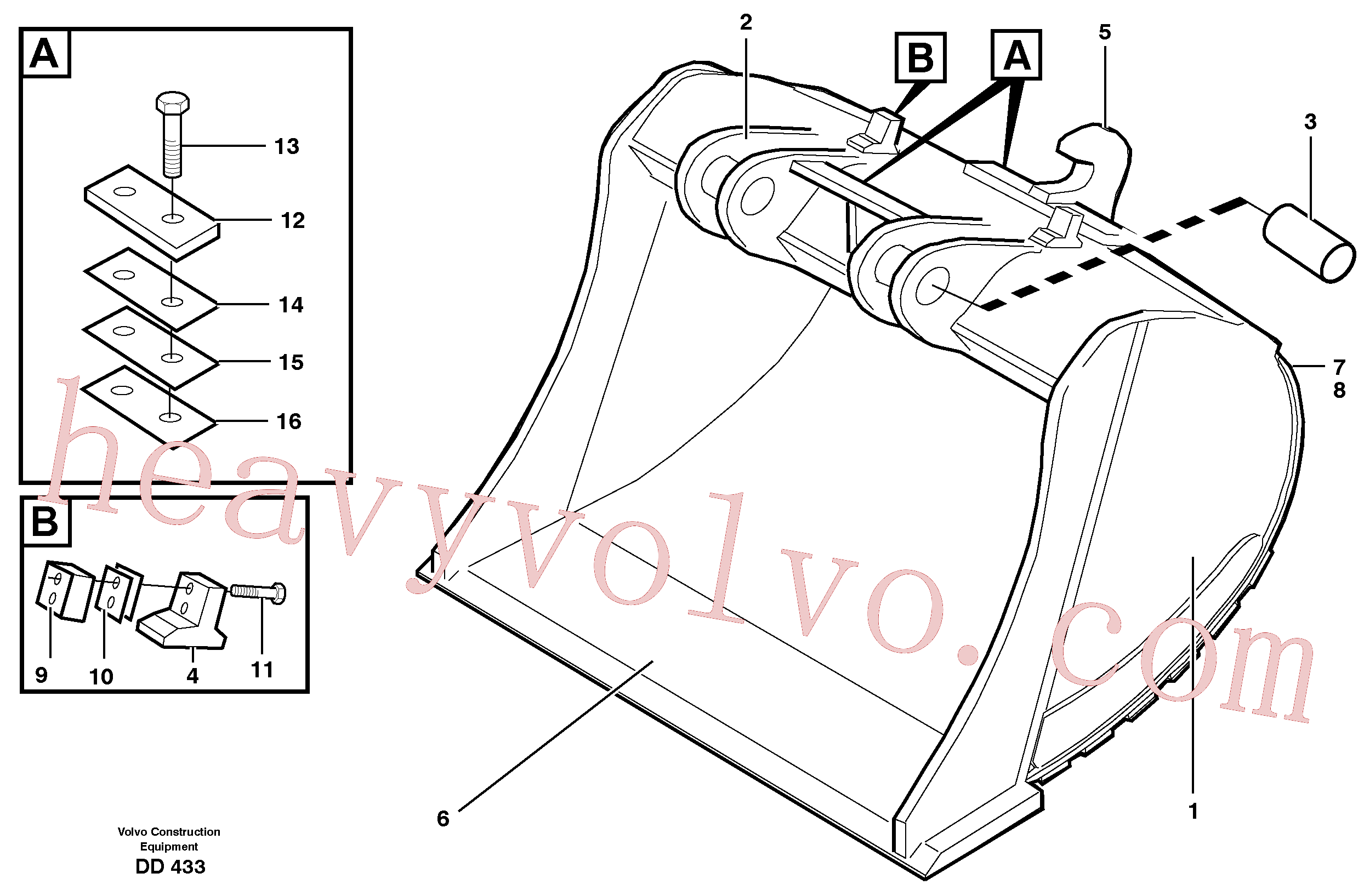 Wholesale VOE11706285 Mounting Kit for Volvo Excavator