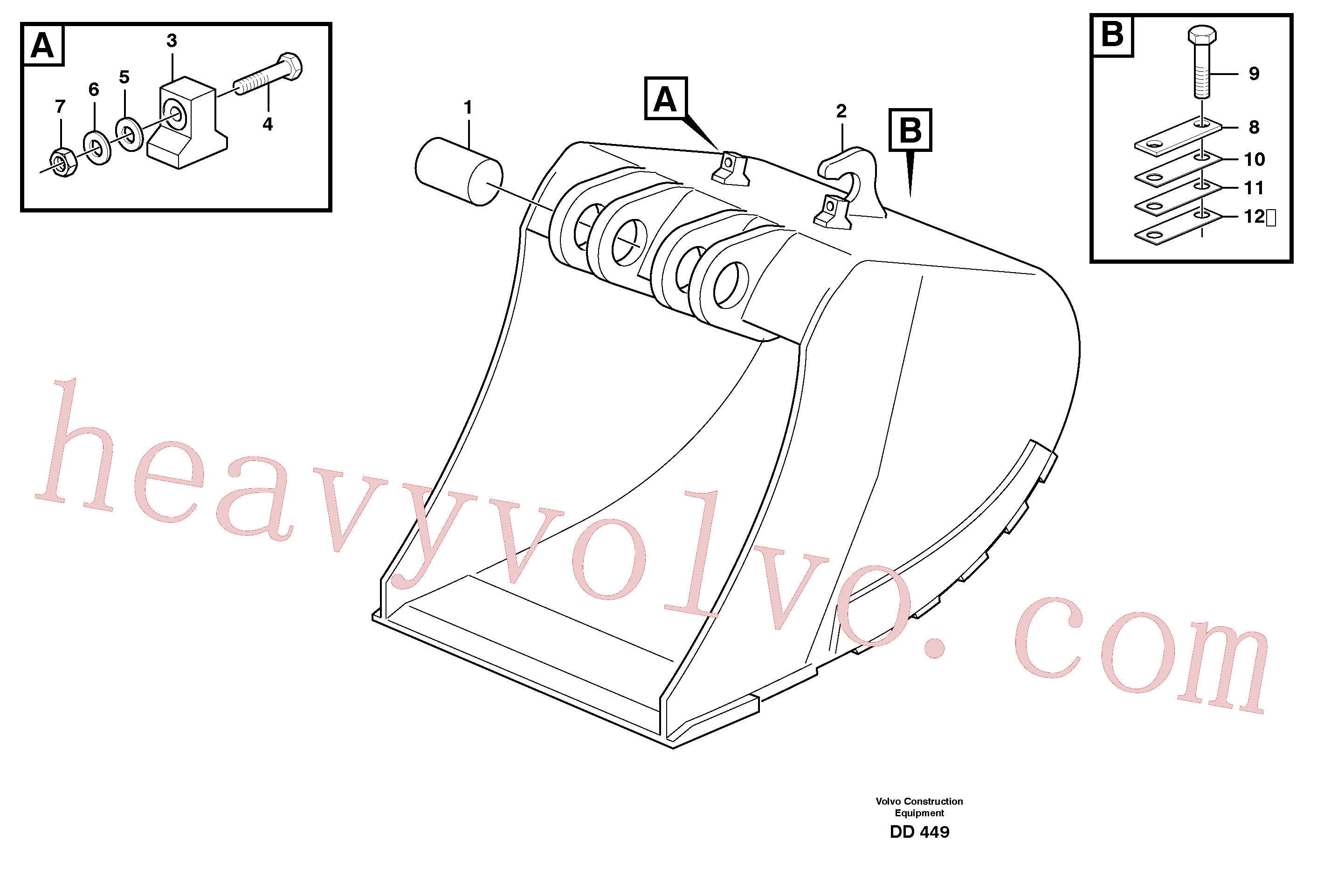 Volvo VOE14088647 Hook aftermarket part for sale