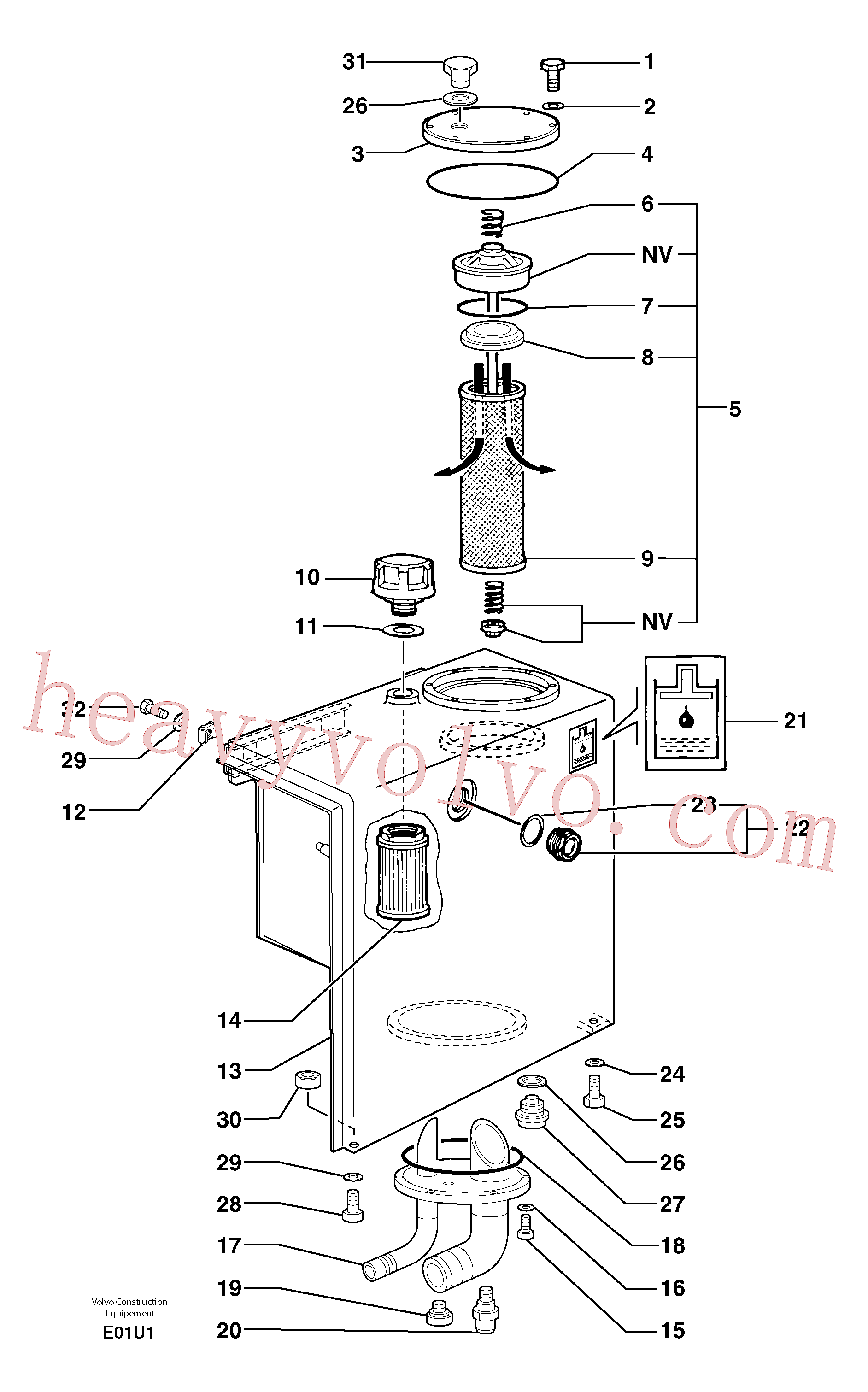 Wholesale PJ7415999 Spring for Volvo Excavator