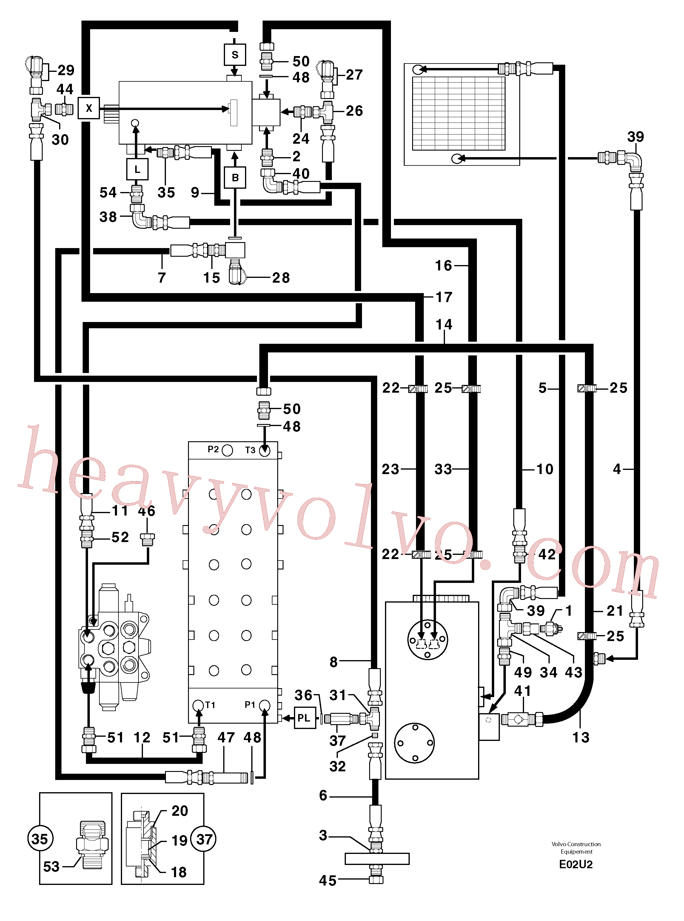 Wholesale PJ4750608 Union for Volvo Excavator