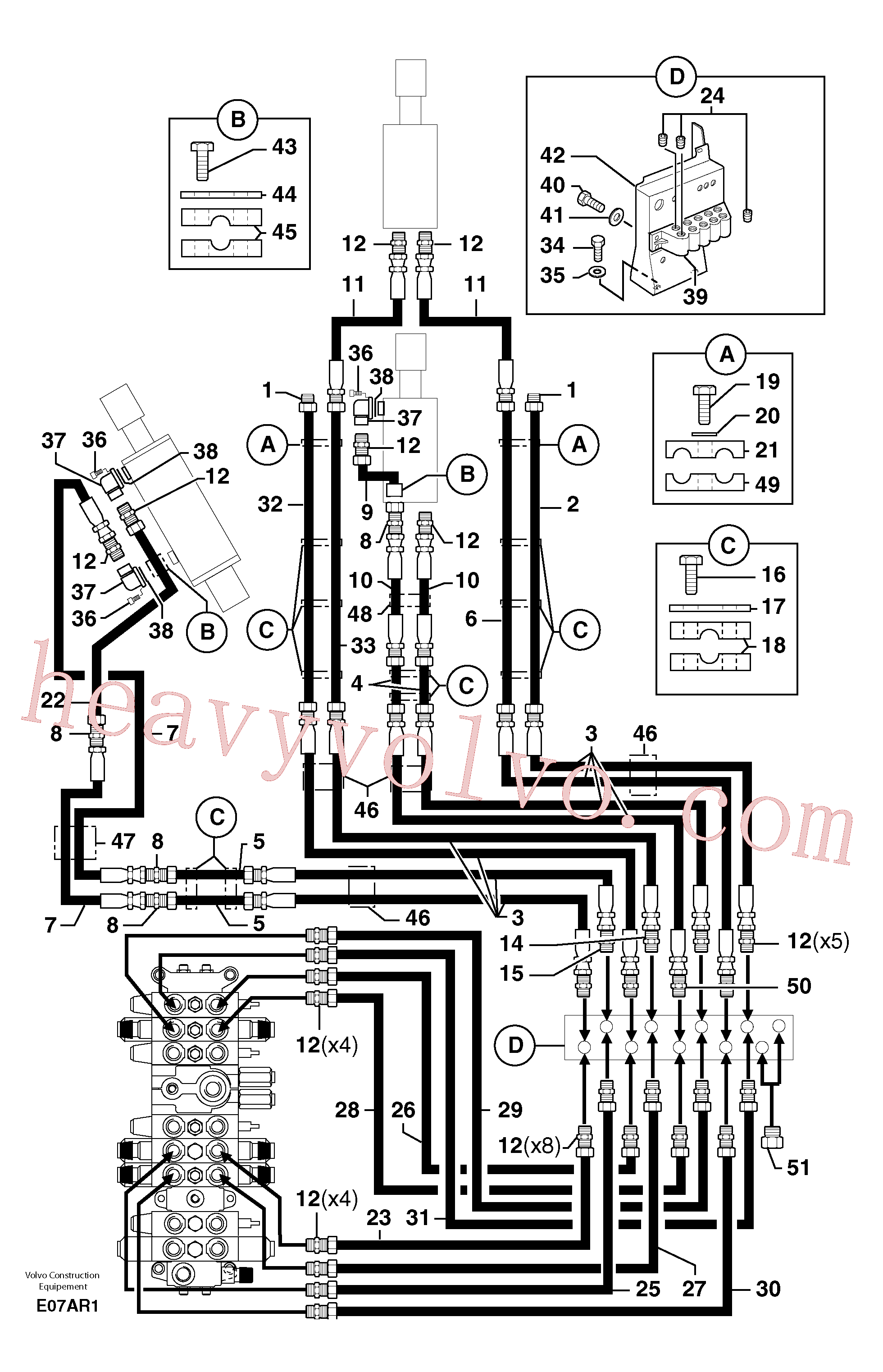 PJ5040324 Sleeve for Volvo Excavator spare