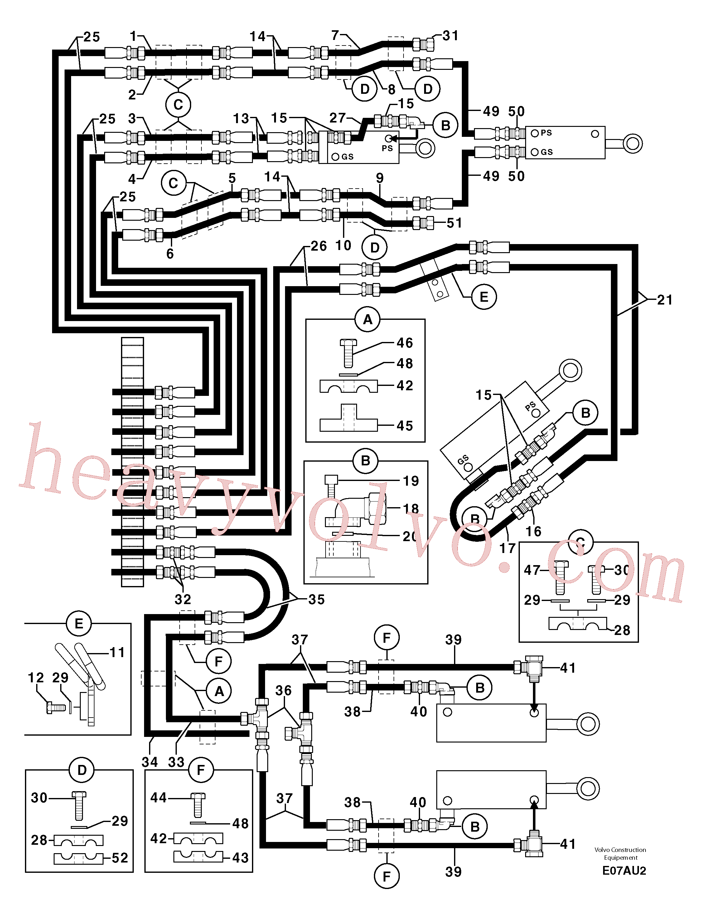 Wholesale PJ4690604 Flange for Volvo Excavator