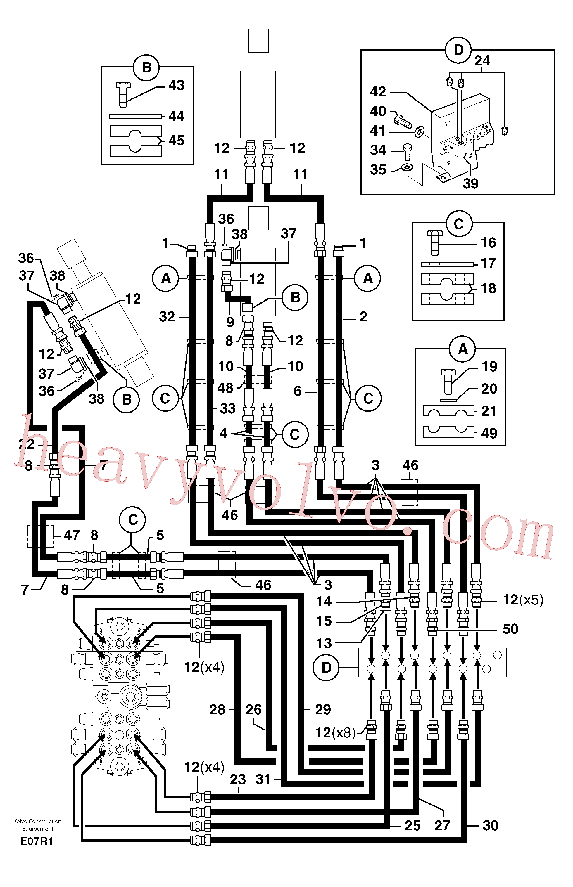 PJ5040324 Sleeve for Volvo Excavator spare