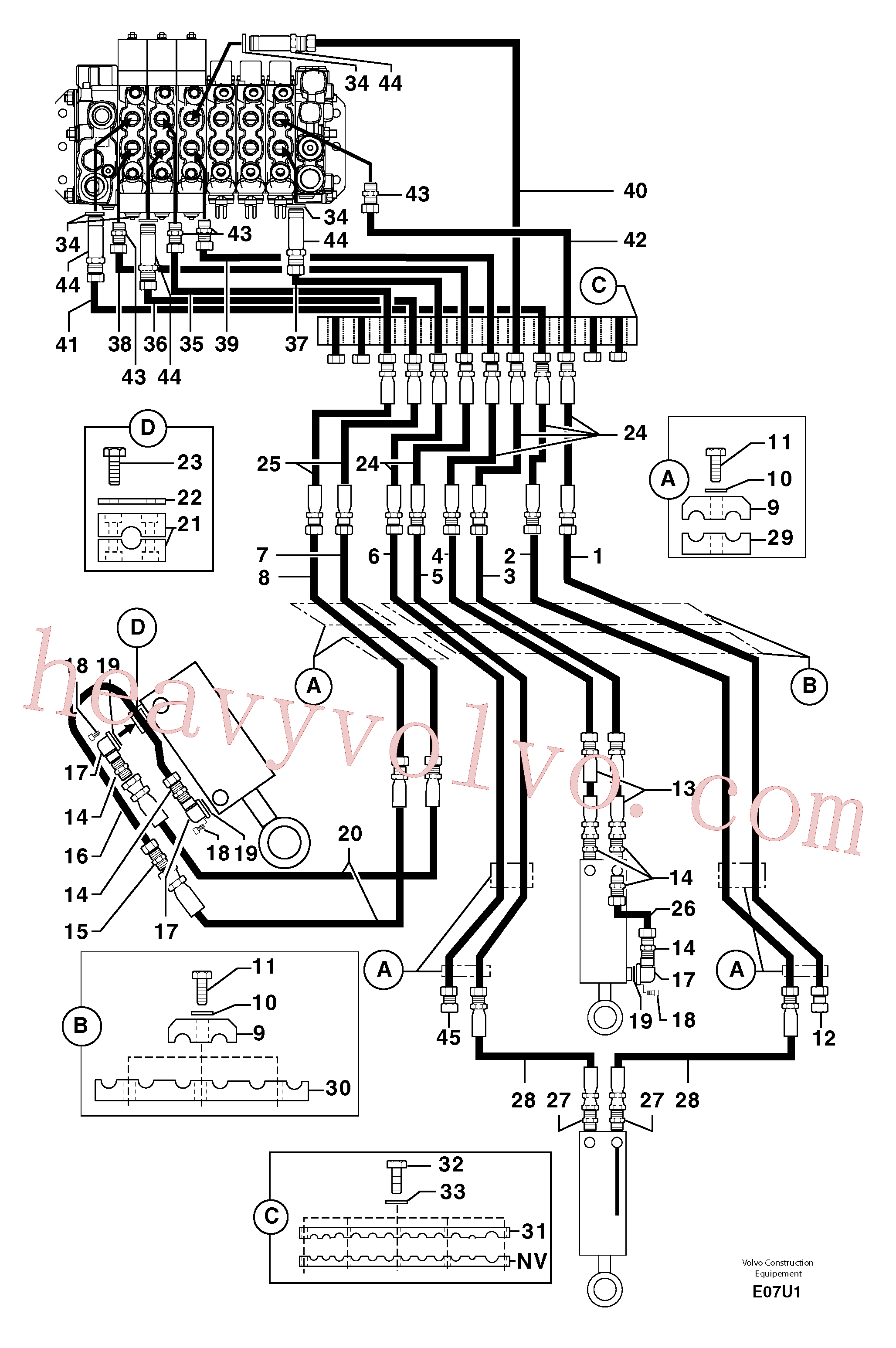 Volvo Assembly PJ5910570 Tube for sale