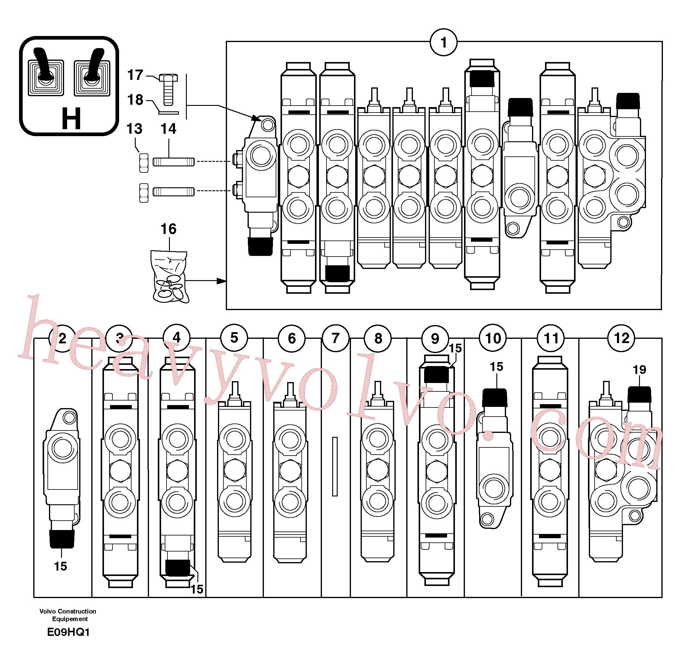 PJ7411215 Element for Volvo Excavator spare