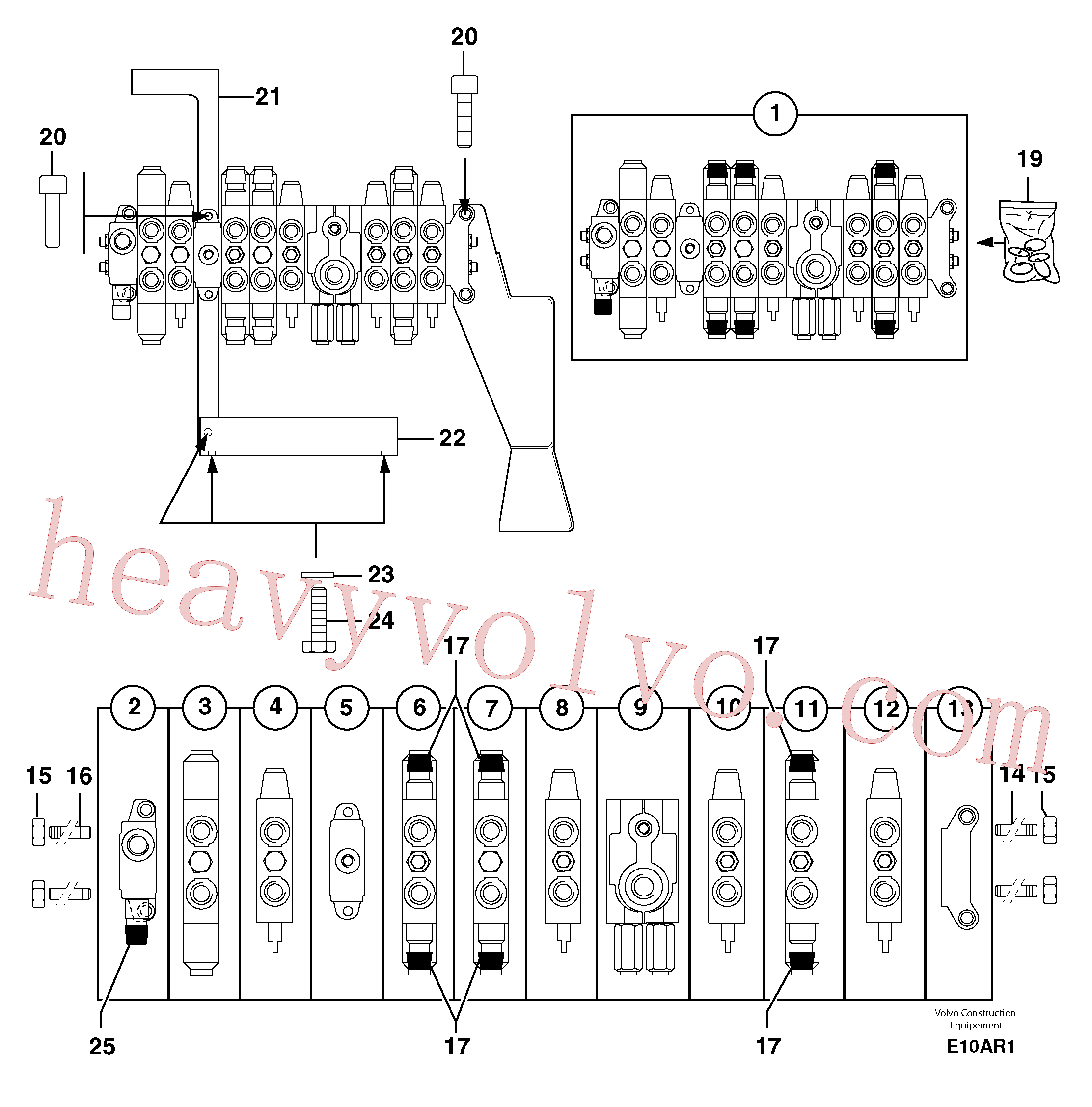 PJ7416231 Element for Volvo Excavator spare