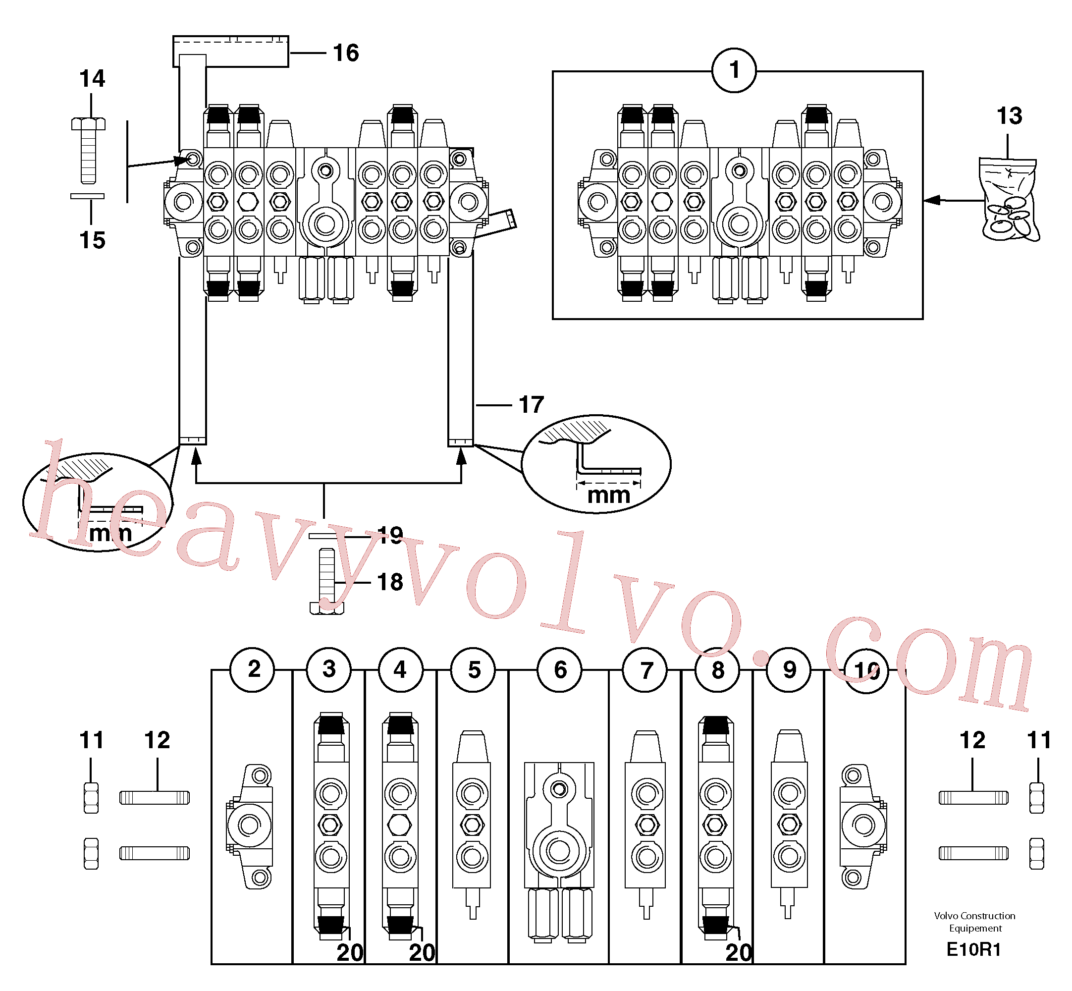 PJ7411830 Element for Volvo Excavator spare