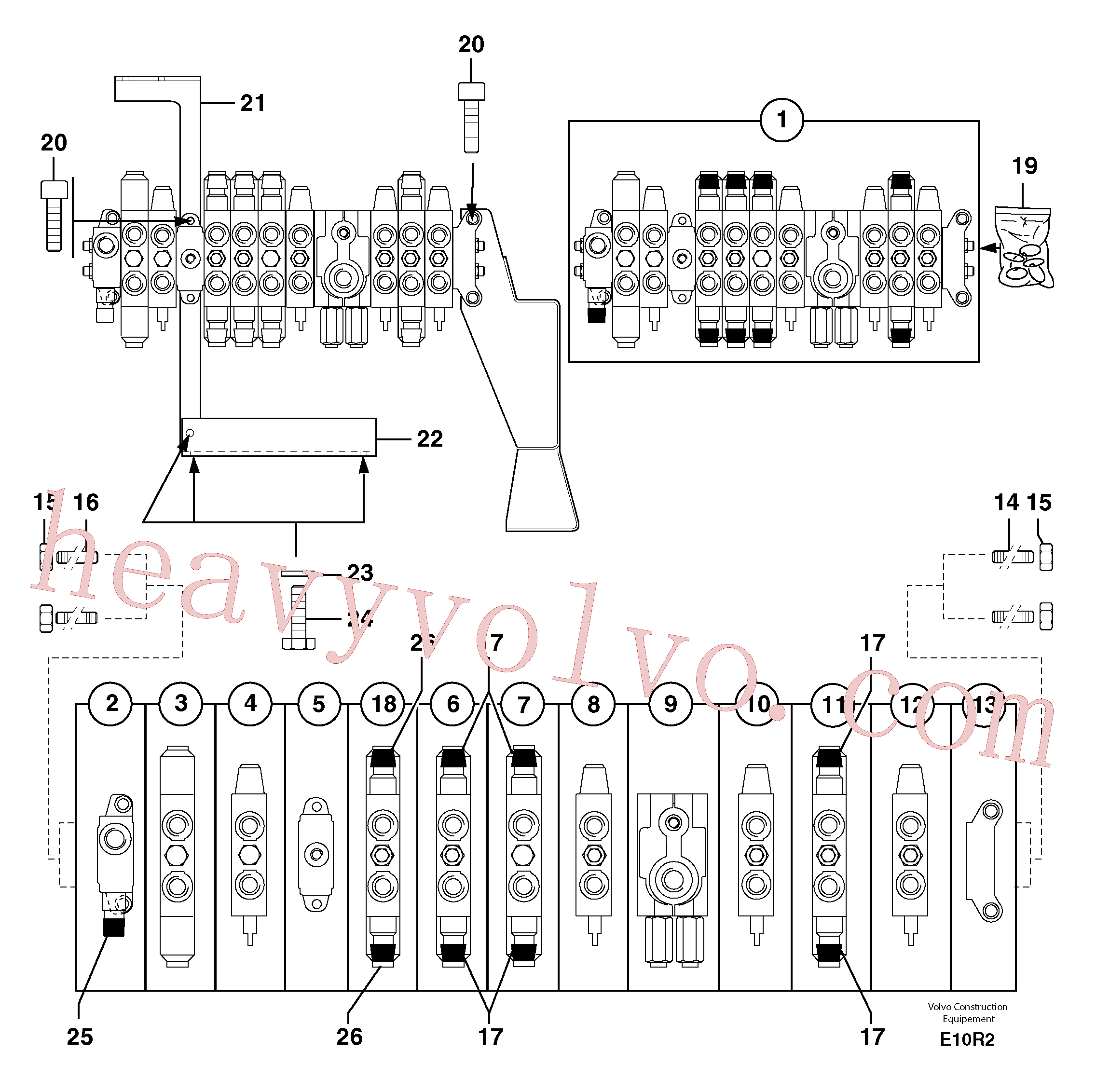 PJ7416231 Element for Volvo Excavator spare