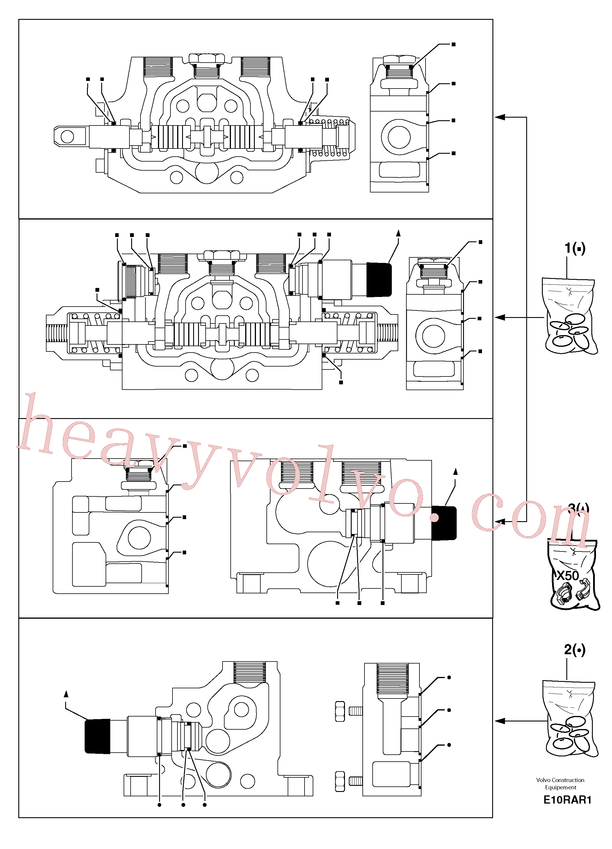 Volvo excavator part PJ7417514 Cap for sale