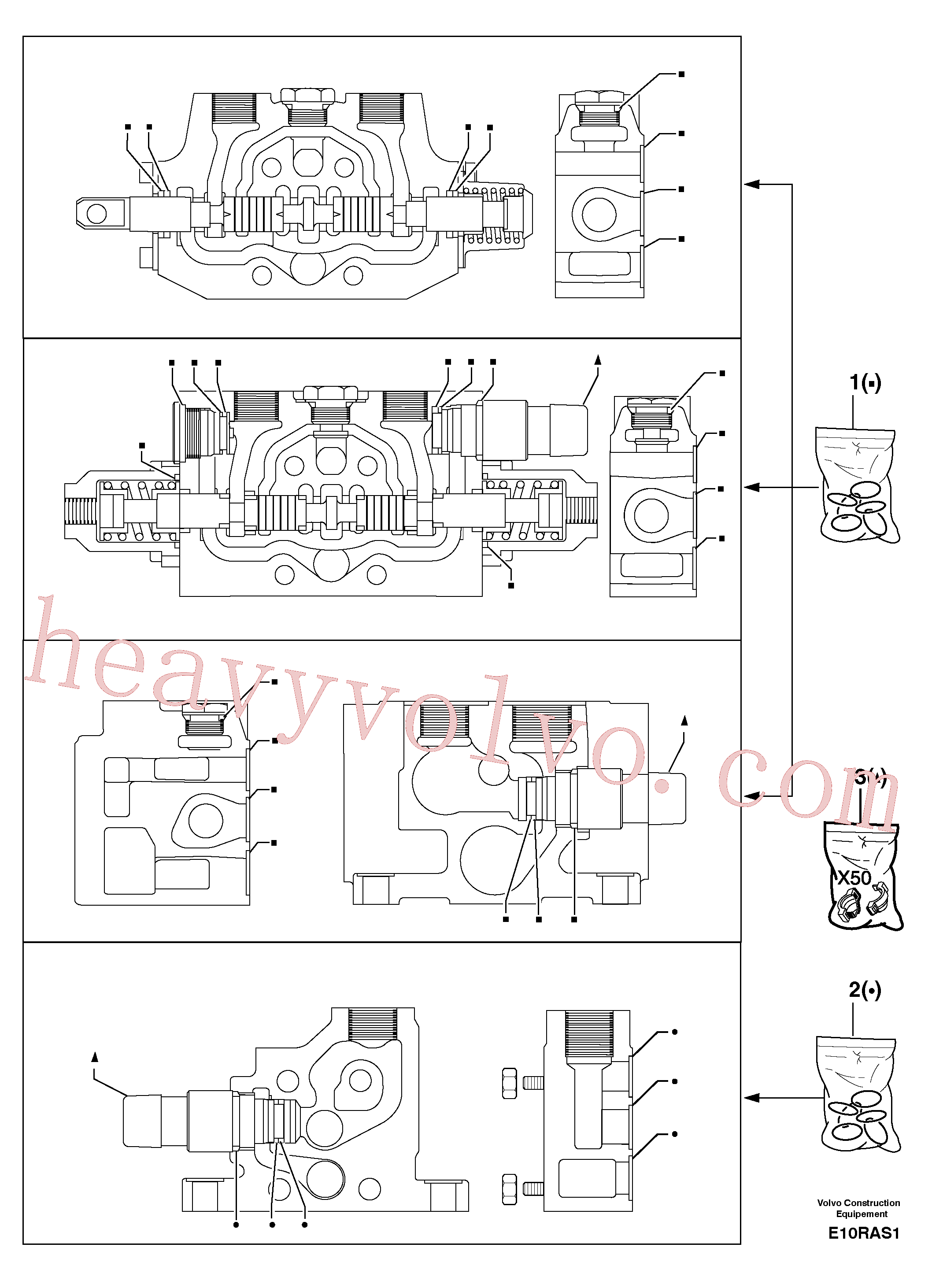 Volvo excavator part PJ7417514 Cap for sale
