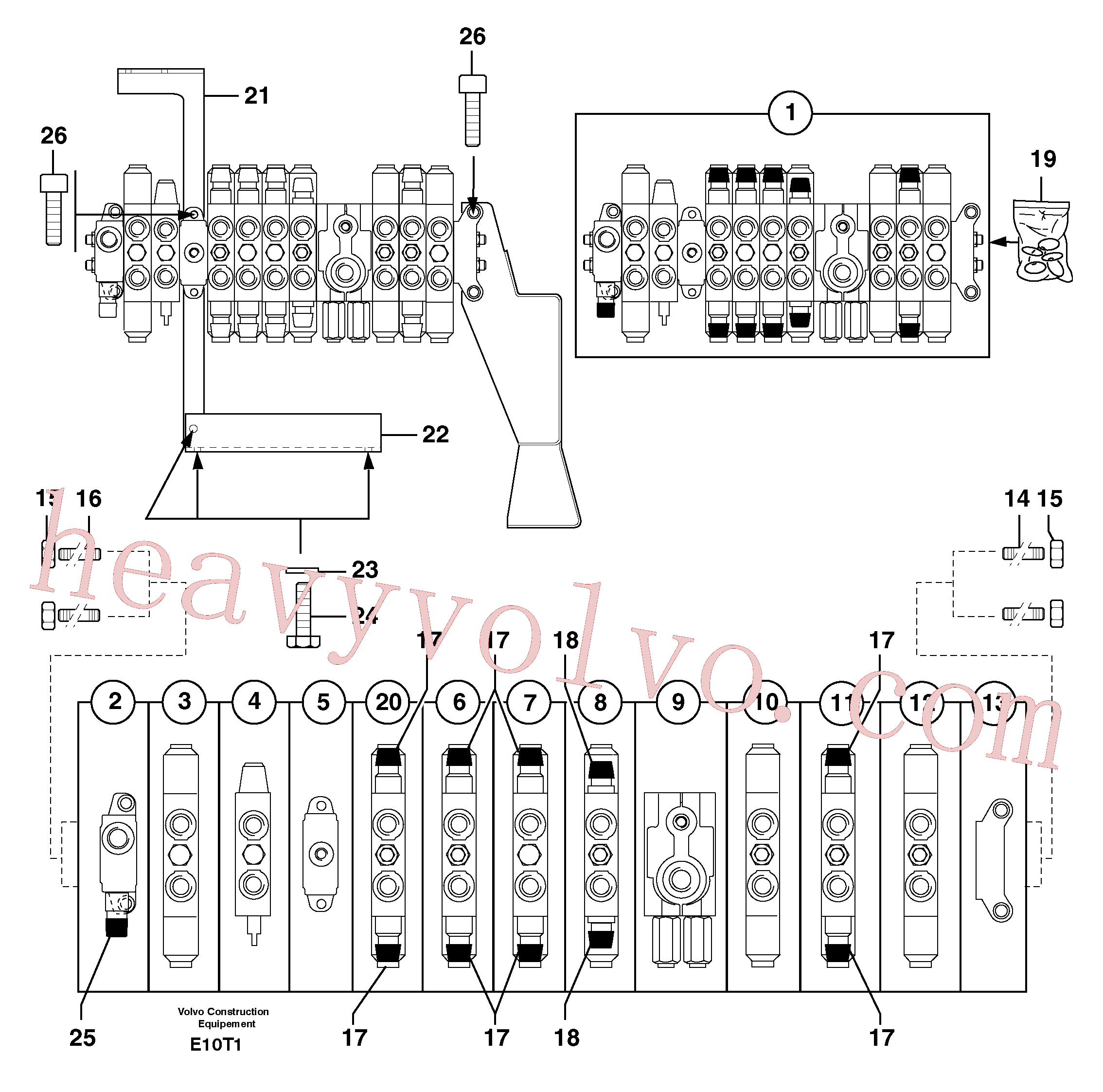 PJ7416231 Element for Volvo Excavator spare