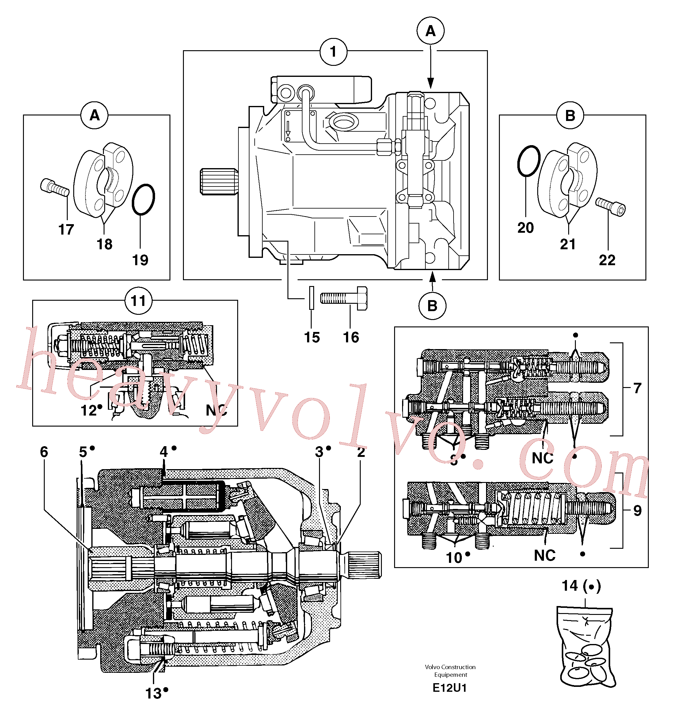 Wholesale PJ4380241 Allen Head Scre for Volvo Excavator