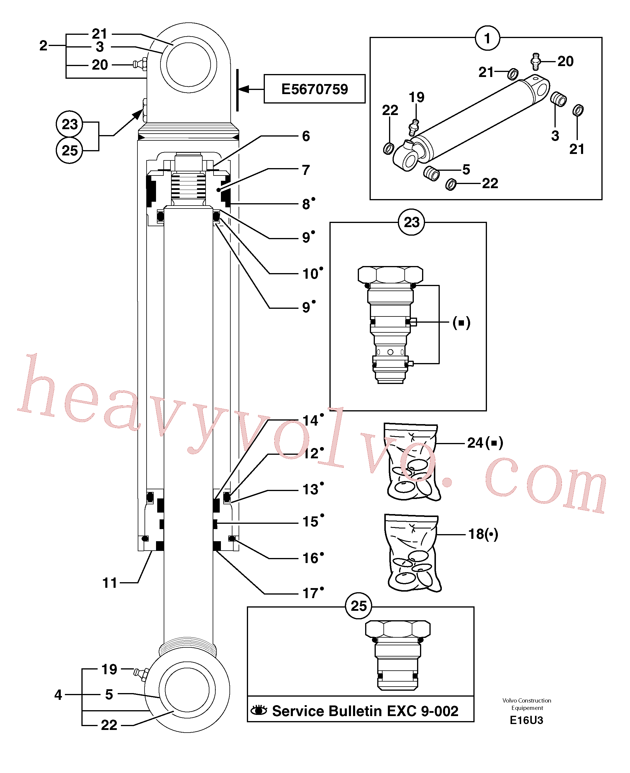 Volvo PJ6140034 Seal aftermarket part for sale