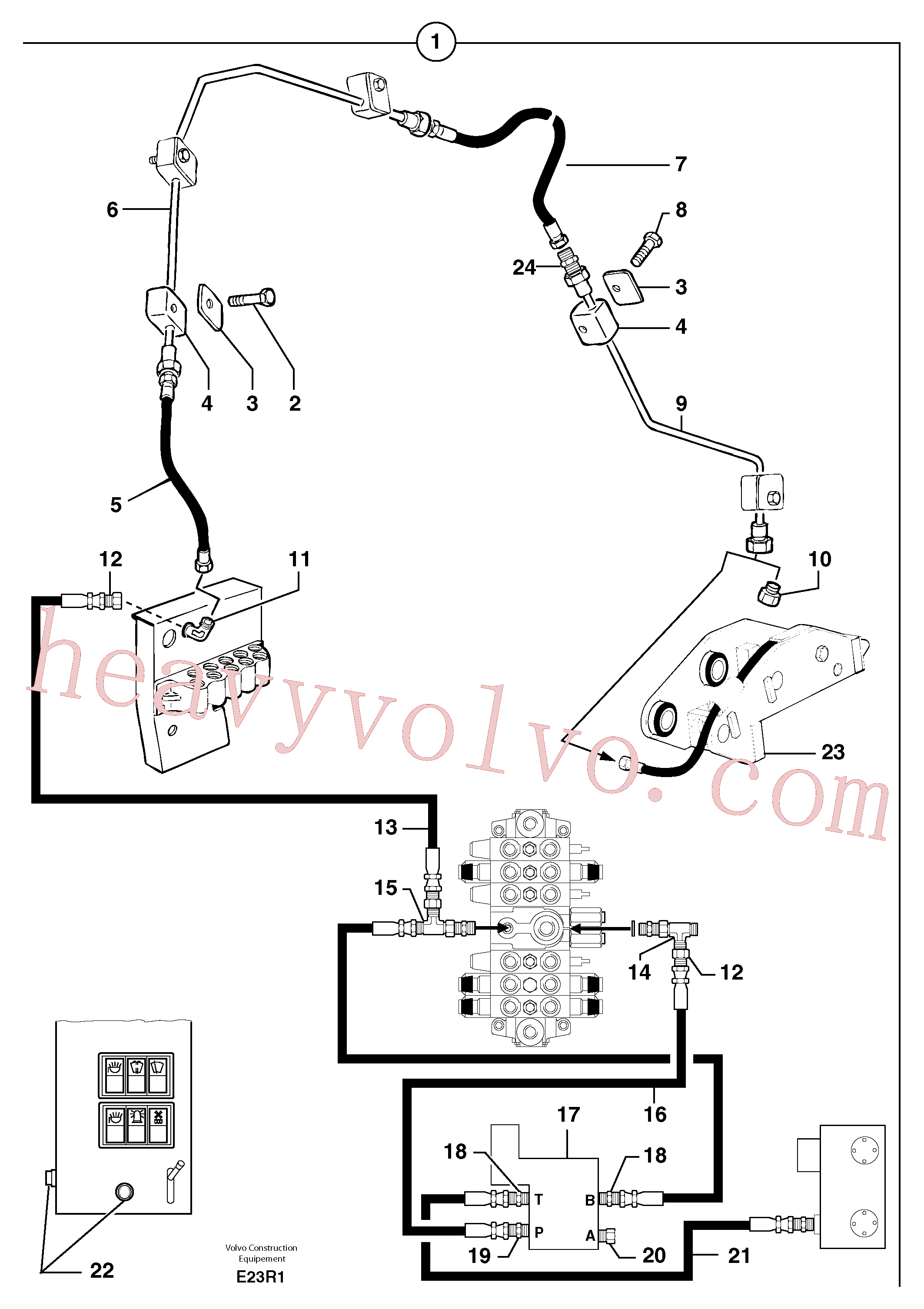 PJ4740011 Plug for Volvo Excavator spare
