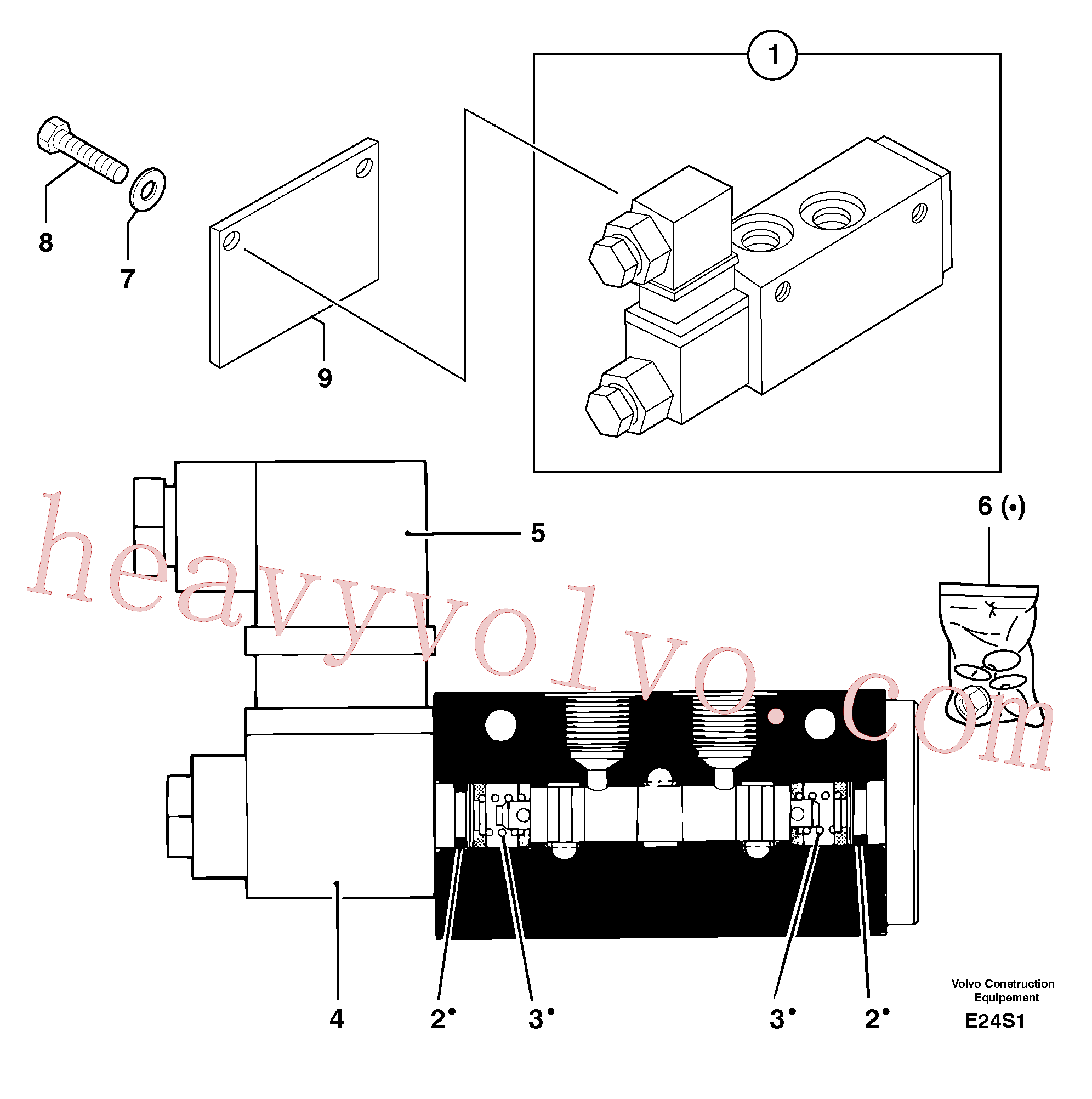 Volvo excavator part PJ7411604 Coil for sale