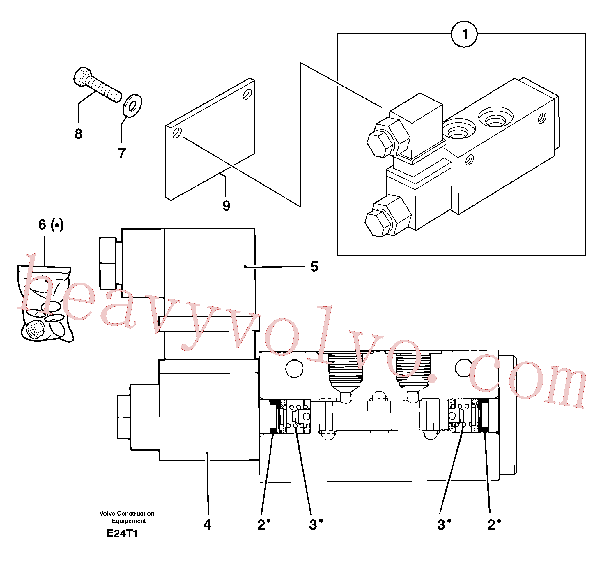 Volvo excavator part PJ7411604 Coil for sale