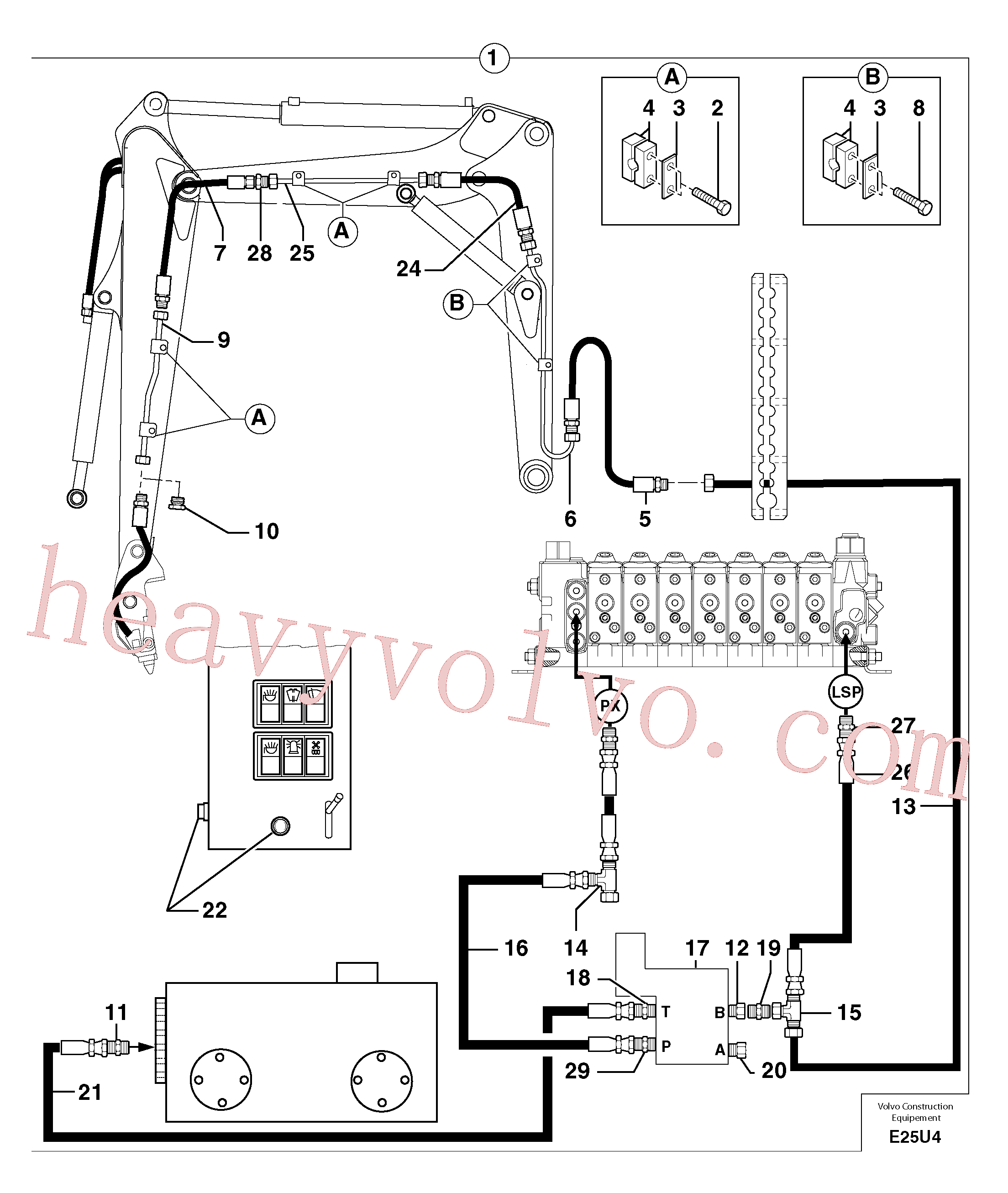 PJ4740011 Plug for Volvo Excavator spare