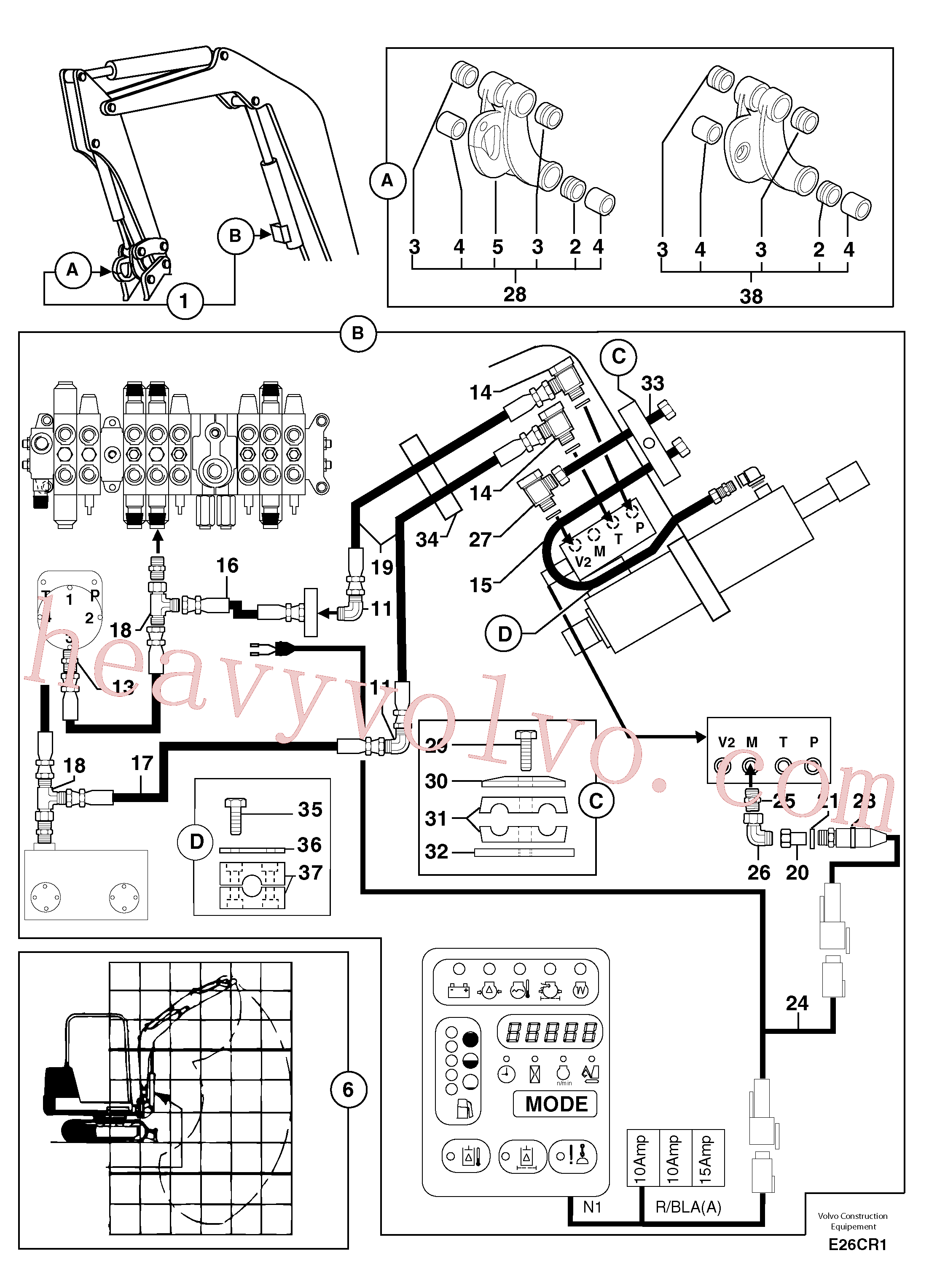 PJ4690060 Clamp for Volvo Excavator Parts