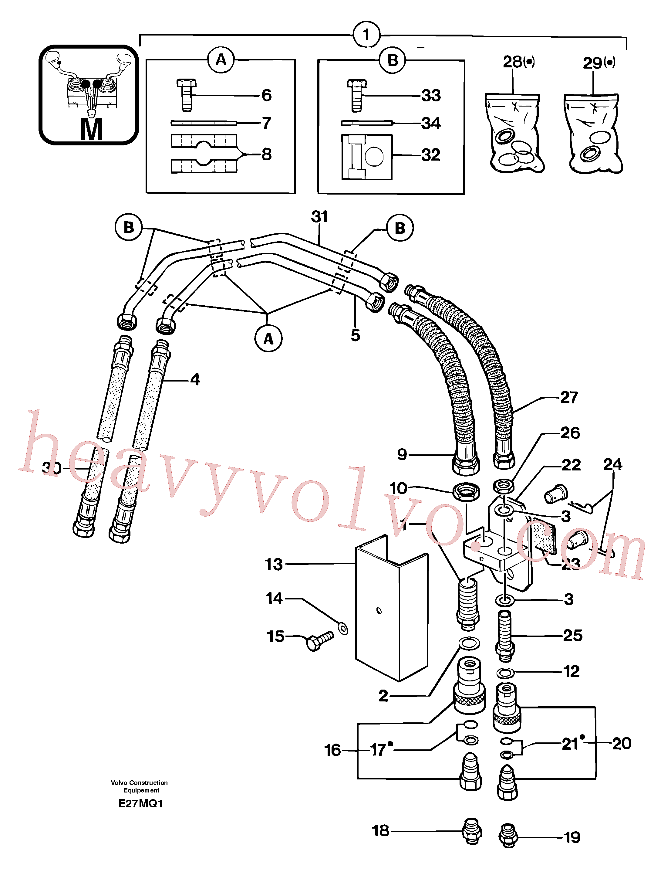 China Made PJ4770132 Nut parts for Volvo Excavator