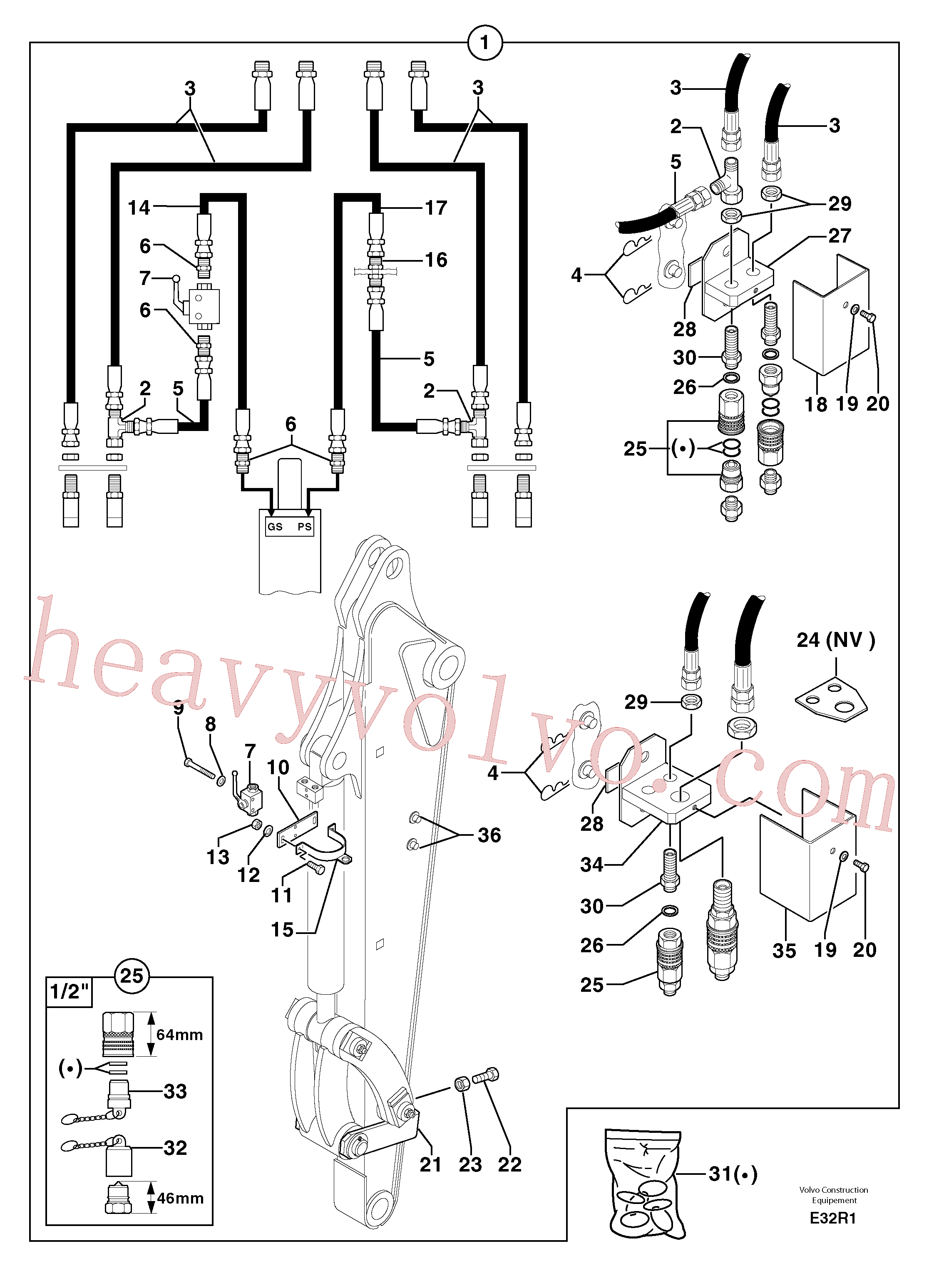 Volvo Assembly PJ4750110 Union for sale